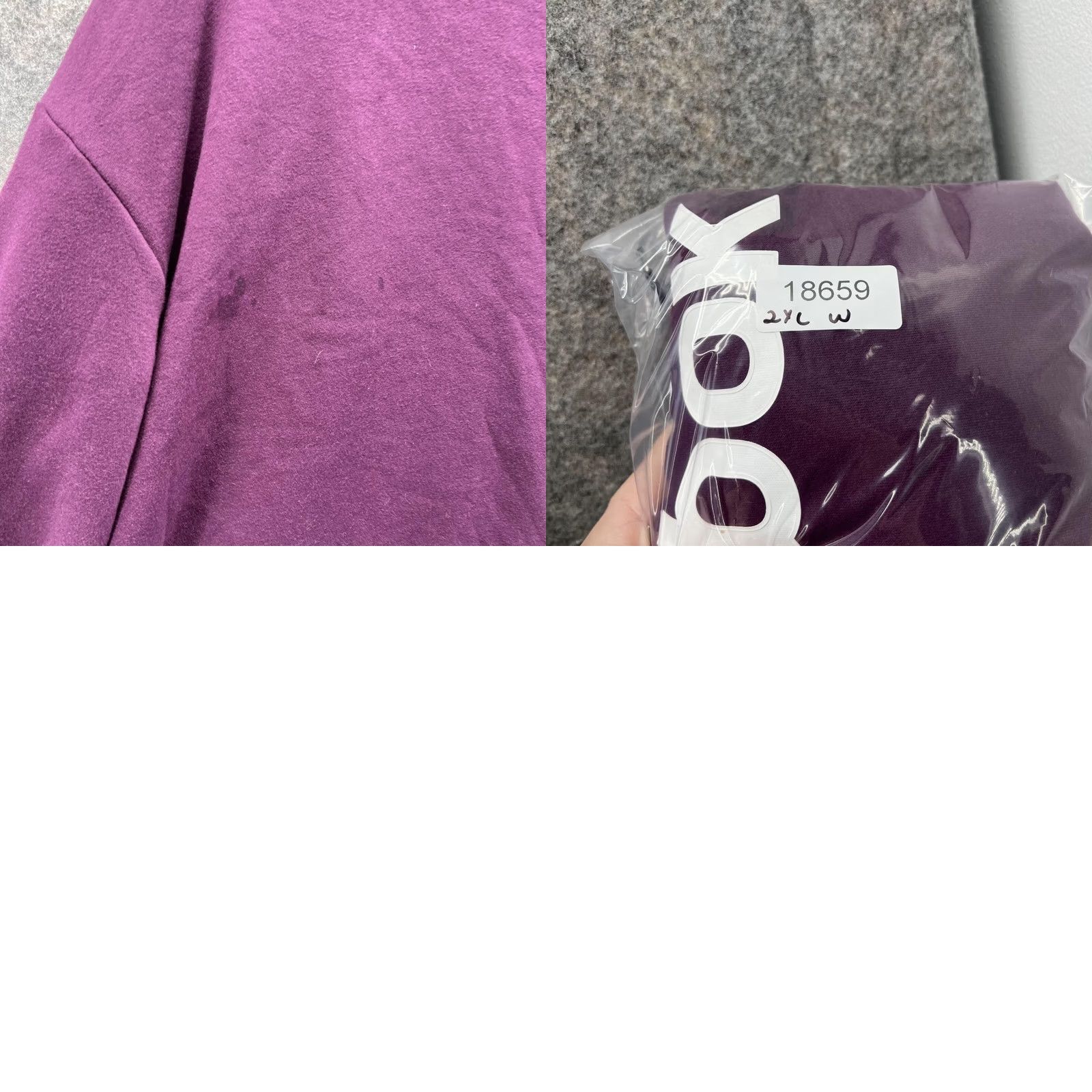 Reebok Reebok Sweater Women 2XL Purple Fleece Pullover Crewneck Sweatshirt Big Size XXL / US 16-18 / IT 52-54 - 9 Thumbnail