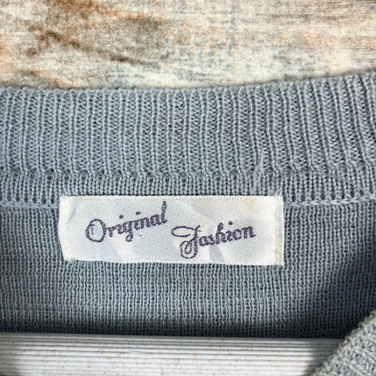 Homespun Knitwear × Japanese Brand × Vintage Original Fashion vintage Blue Knitwear #A1604 Size XL / US 12-14 / IT 48-50 - 10 Thumbnail