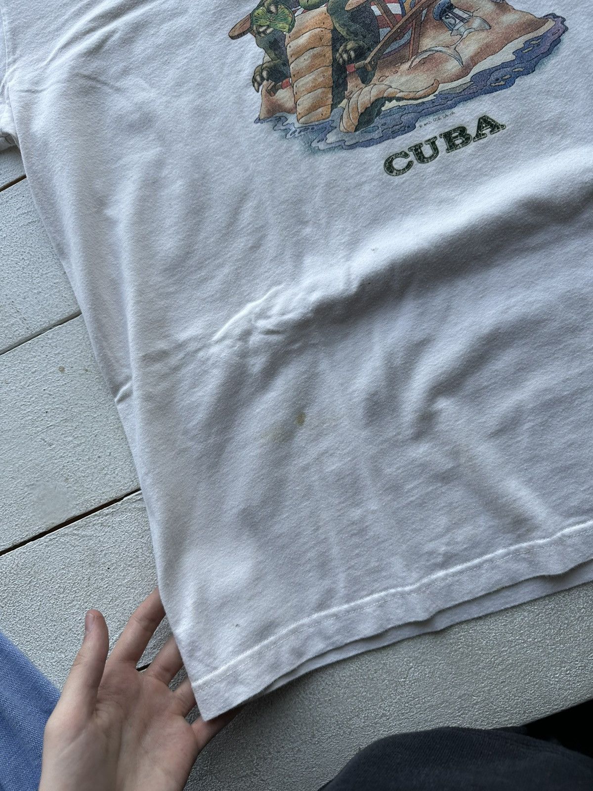 Vintage 🚨Vintage 90s CUBA PARADISE LOGO rare surf TEE y2k rare Size US XL / EU 56 / 4 - 5 Thumbnail