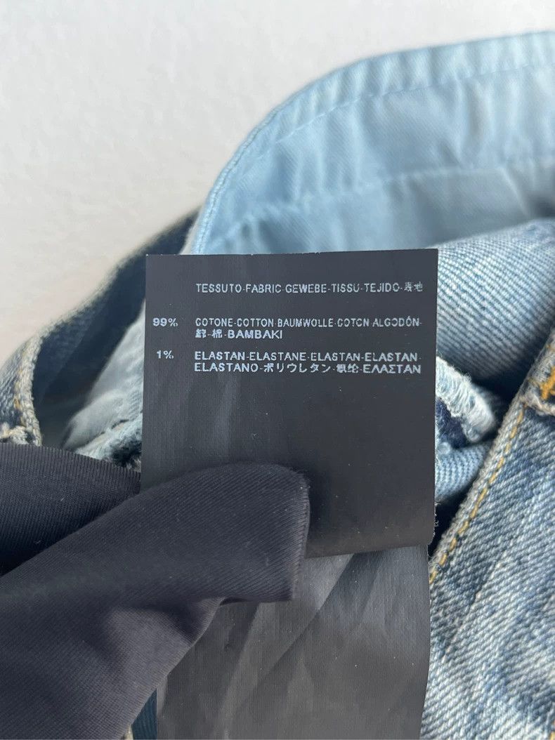 Yves Saint Laurent Saint Laurent Blue wash fade straight tub jeans 2502-Nextar Size US 27 - 6 Thumbnail