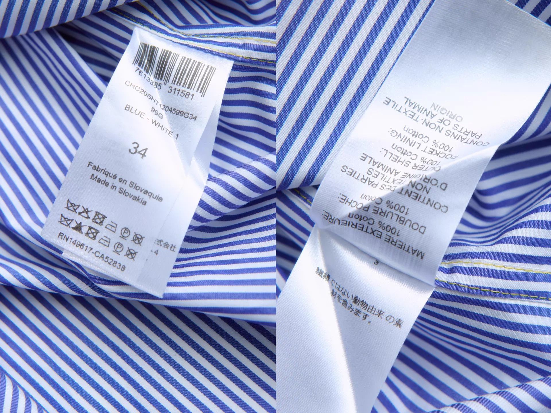 Chloe CHLOE 10s blue white stripe tie shirt Size XXS / US 00 / IT 34 - 9 Thumbnail