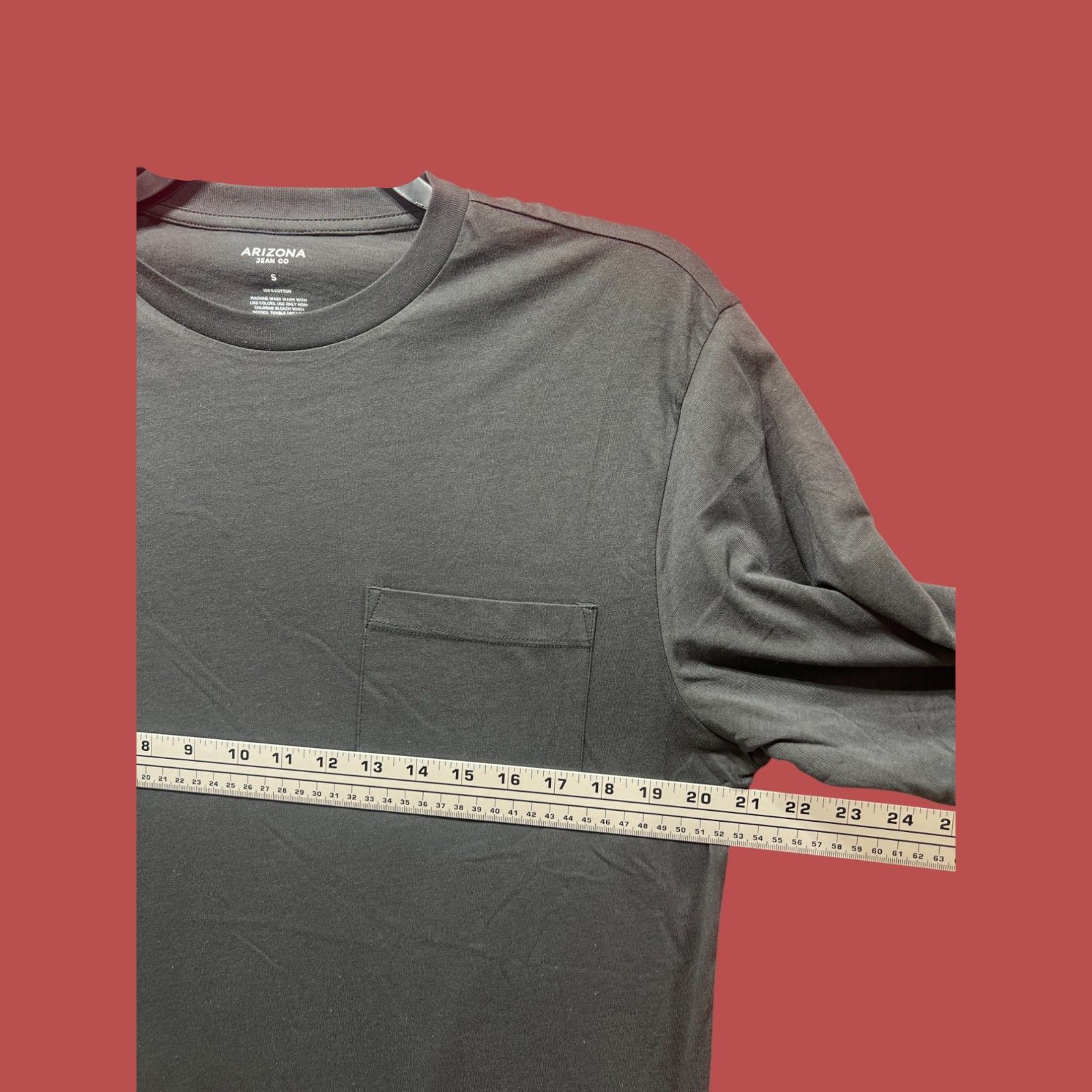 Other Arizona - Men's Long Sleeve Round Neck Shirt - Pirate Black Size US S / EU 44-46 / 1 - 4 Thumbnail