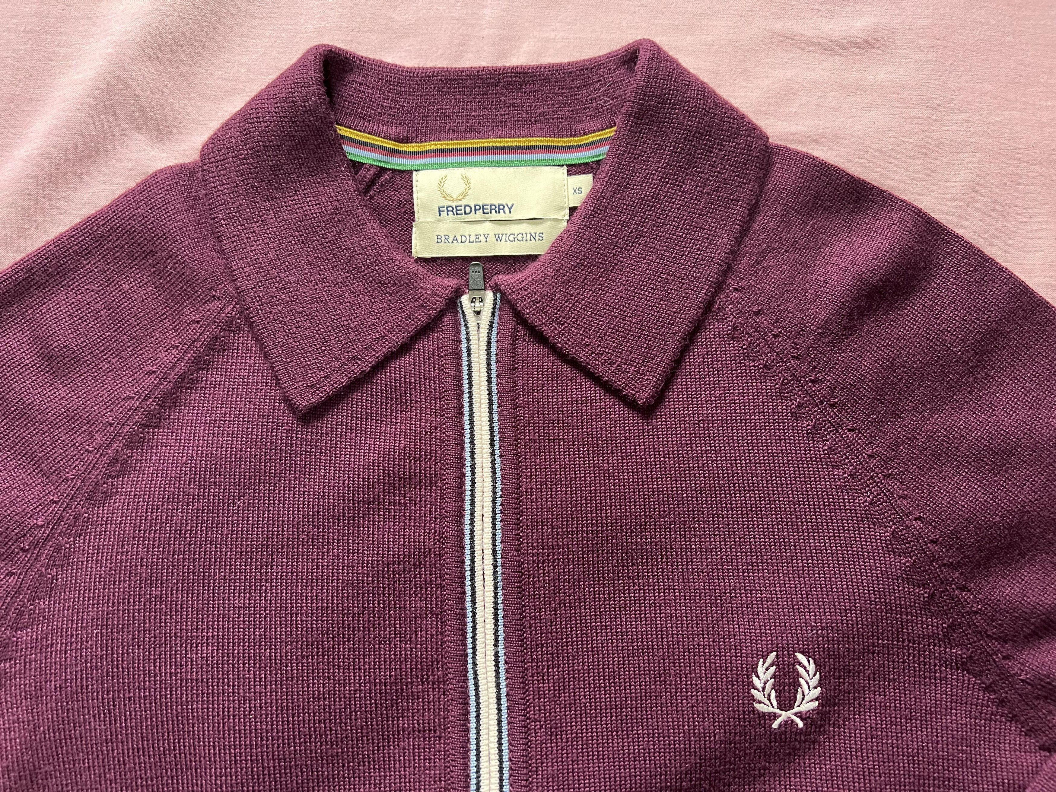 Fred Perry Fred Perry X Bradley Wiggins Merino Wool Cardigan Size US XS / EU 42 / 0 - 5 Thumbnail