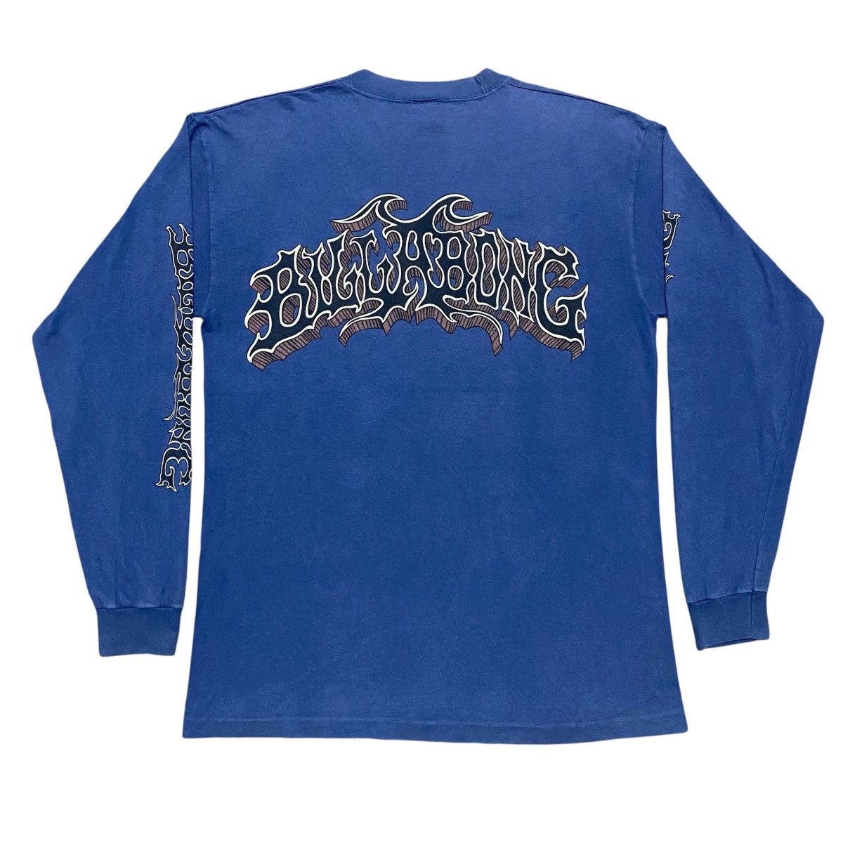 Billabong Rare‼️🔥Vintage Billabong SpellOut Flame Long Sleeve T-Shirt Size US M / EU 48-50 / 2 - 1 Thumbnail