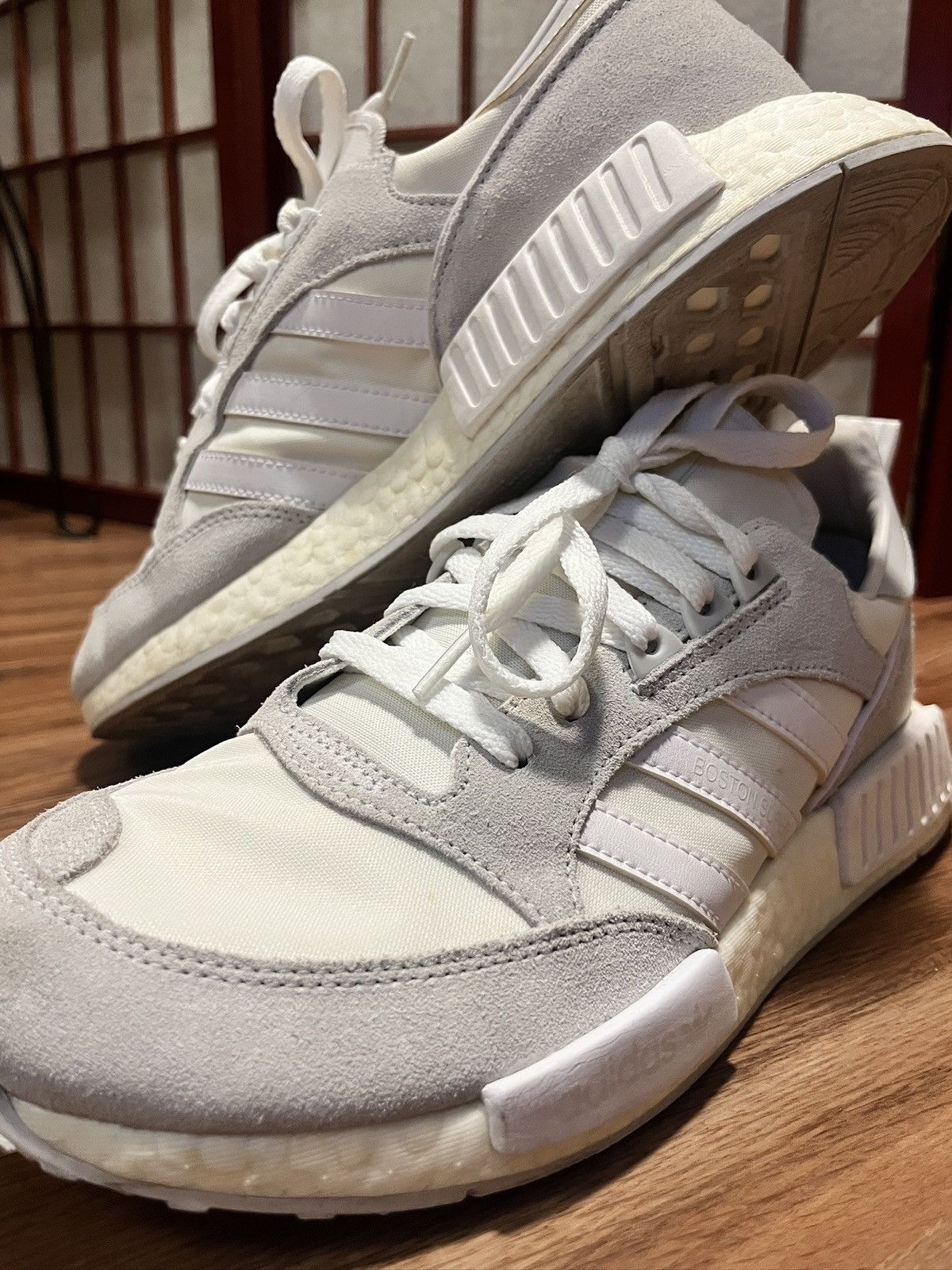 Adidas Boston Super x R1 Never Made Pack Triple White Size US 9 / EU 42 - 10 Thumbnail