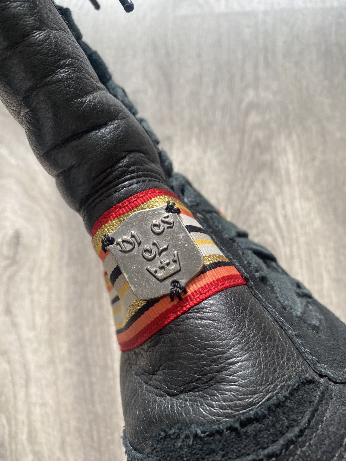 Diesel × Vintage Vintage Diesel Izuu Boxer High Leather boots biker /Wrestlin Size US 7 / IT 37 - 8 Thumbnail