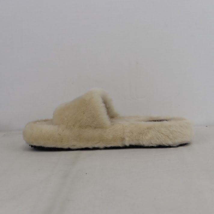 Celine o1rshd1 /dup/ Furry Slippers Slipper Fur Triomphe Size US 9 / IT 39 - 6 Thumbnail