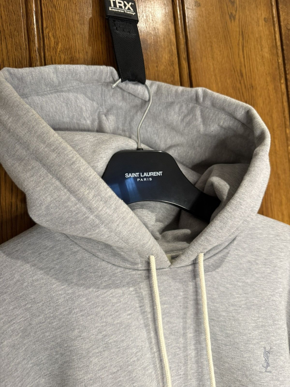 $1.4k FW23 Saint Laurent Cassandre logo hoodie L