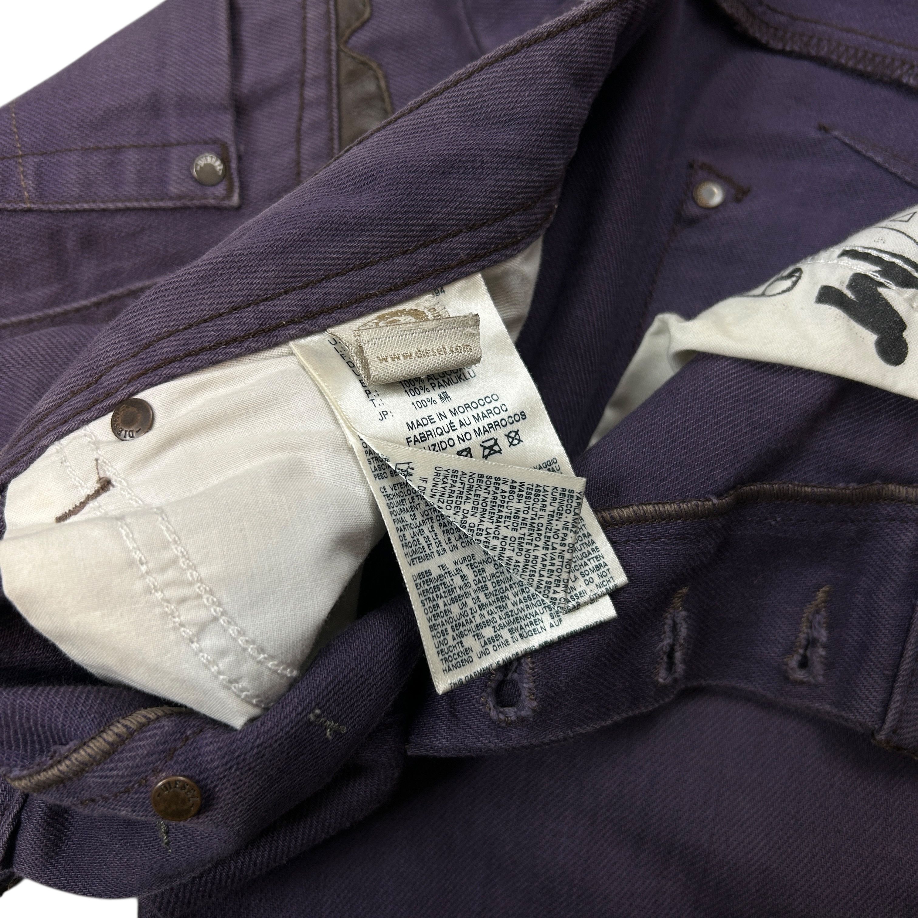Diesel Diesel Darron Regular Slim Tapered Purple Denim Jeans W31L34 Size US 31 - 8 Thumbnail