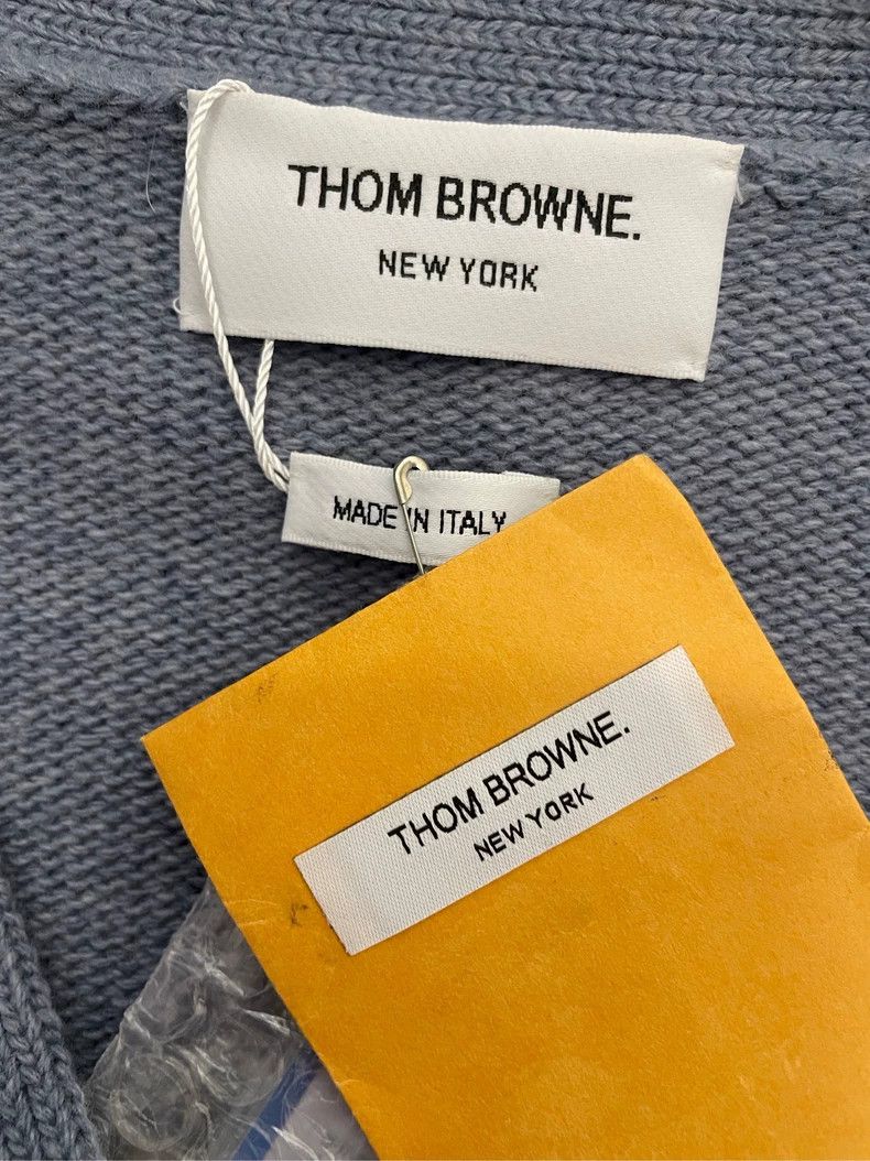 Thom Browne Thom Browne Smog blue sailboat four stripe wool sweater Size XS / US 0-2 / IT 36-38 - 5 Thumbnail