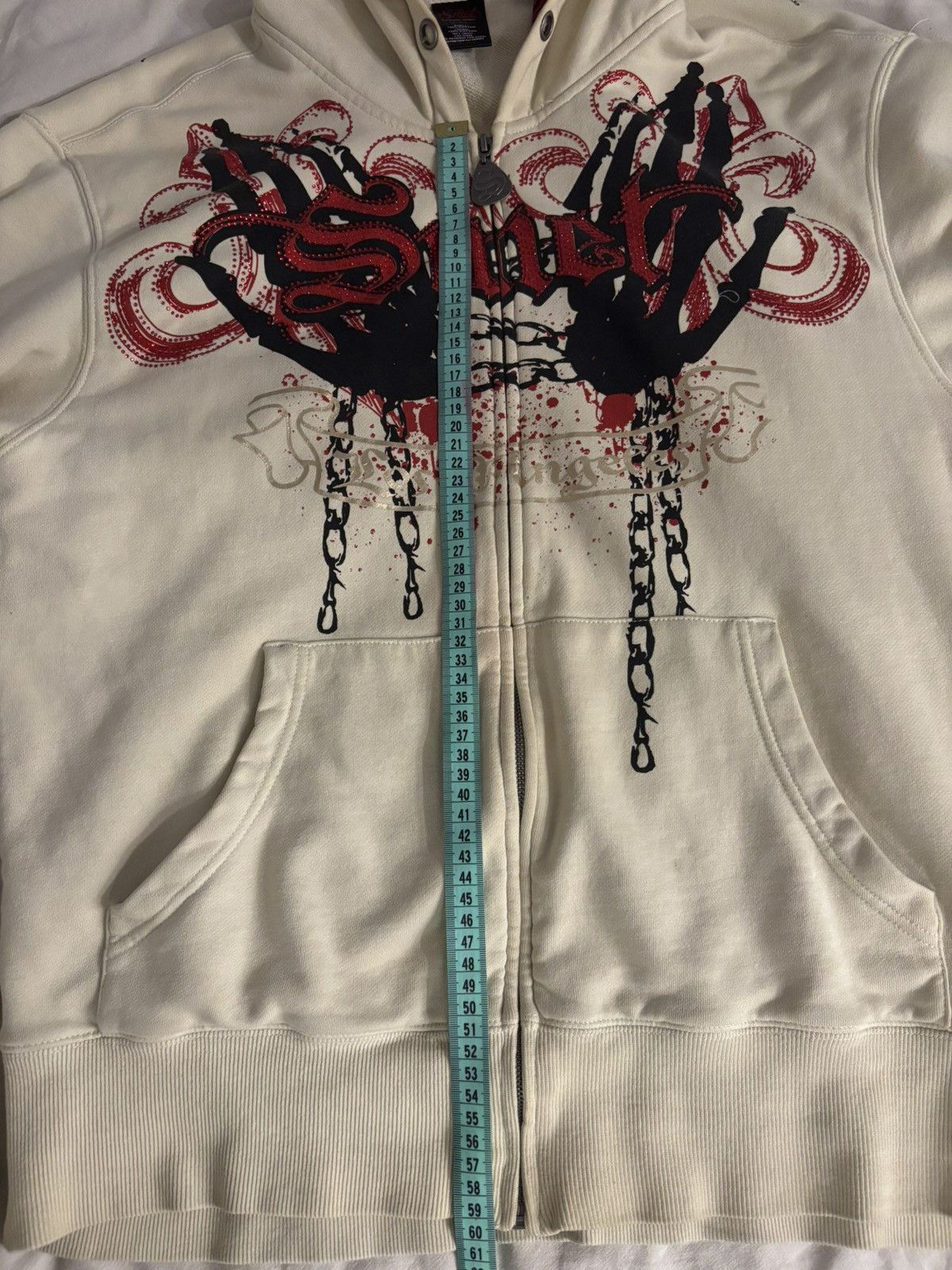 Christian Audigier Vintage SMET Christian Audigier Zip Hoodie Early 2000s Size US XXL / EU 58 / 5 - 16 Thumbnail