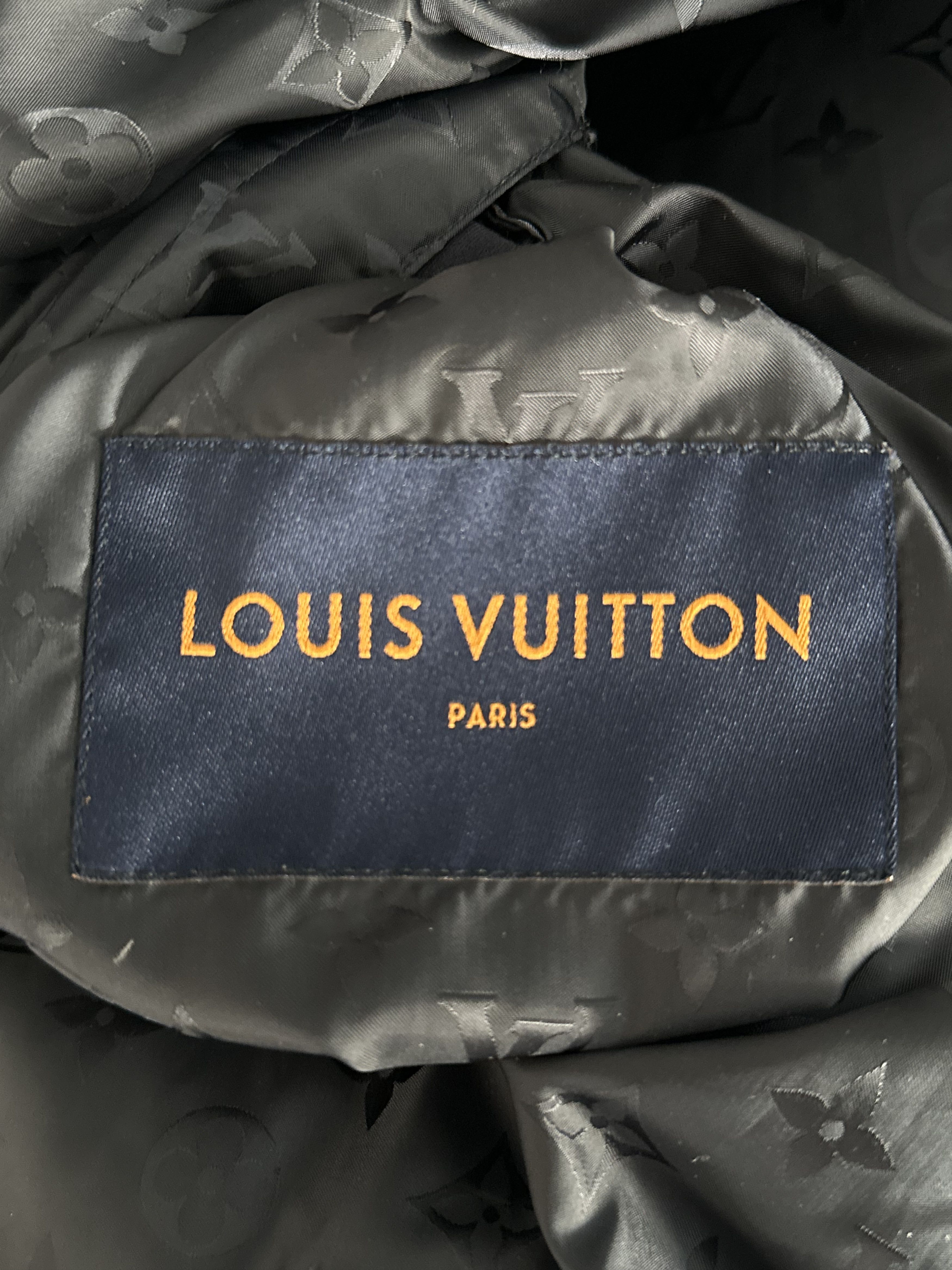 Louis Vuitton Louis Vuitton Black Monogram Reversible Puffer Jacket Size US XXL / EU 58 / 5 - 5 Thumbnail