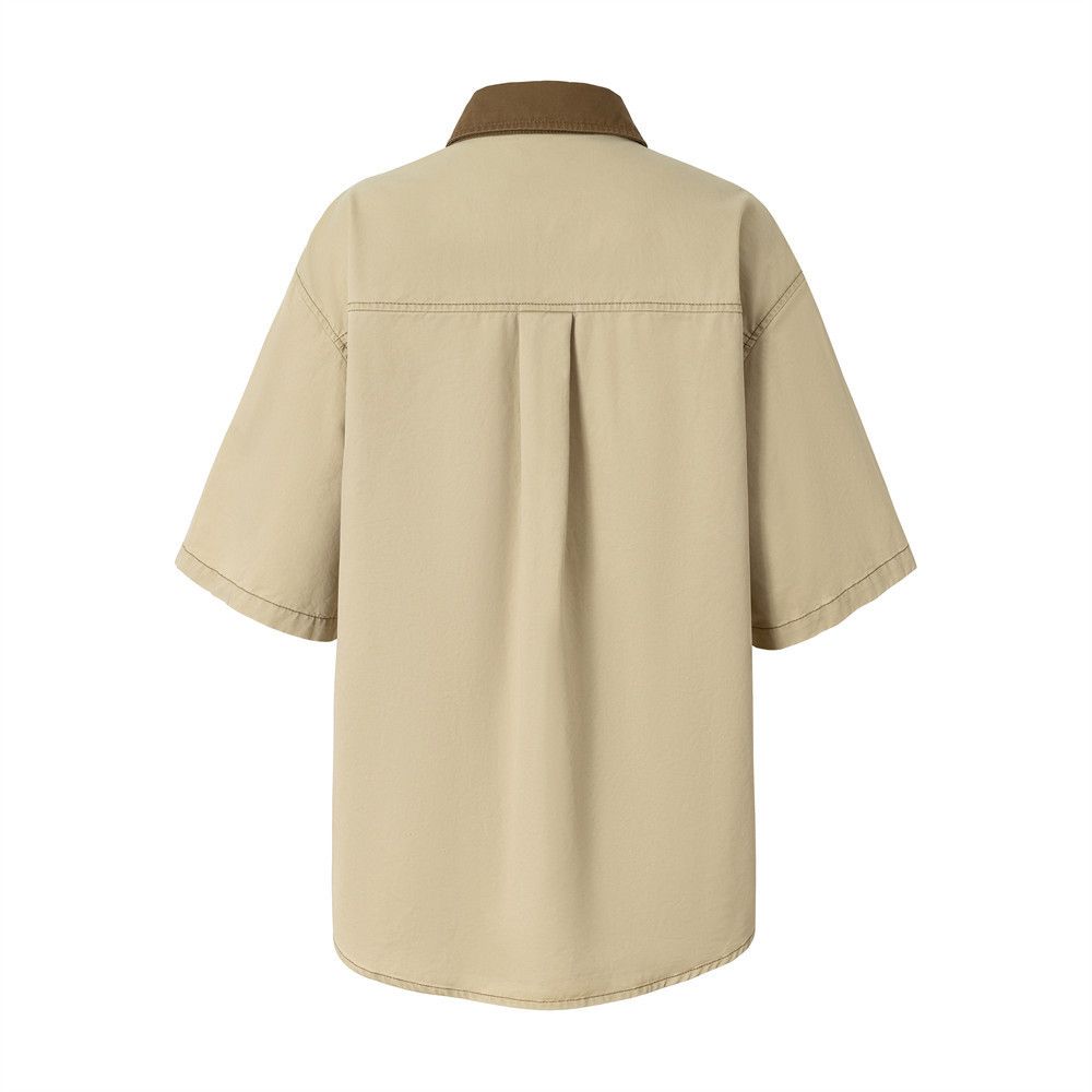 Japanese Brand Japanese retro style men's collared loose work shirt Size US M / EU 48-50 / 2 - 2 Thumbnail