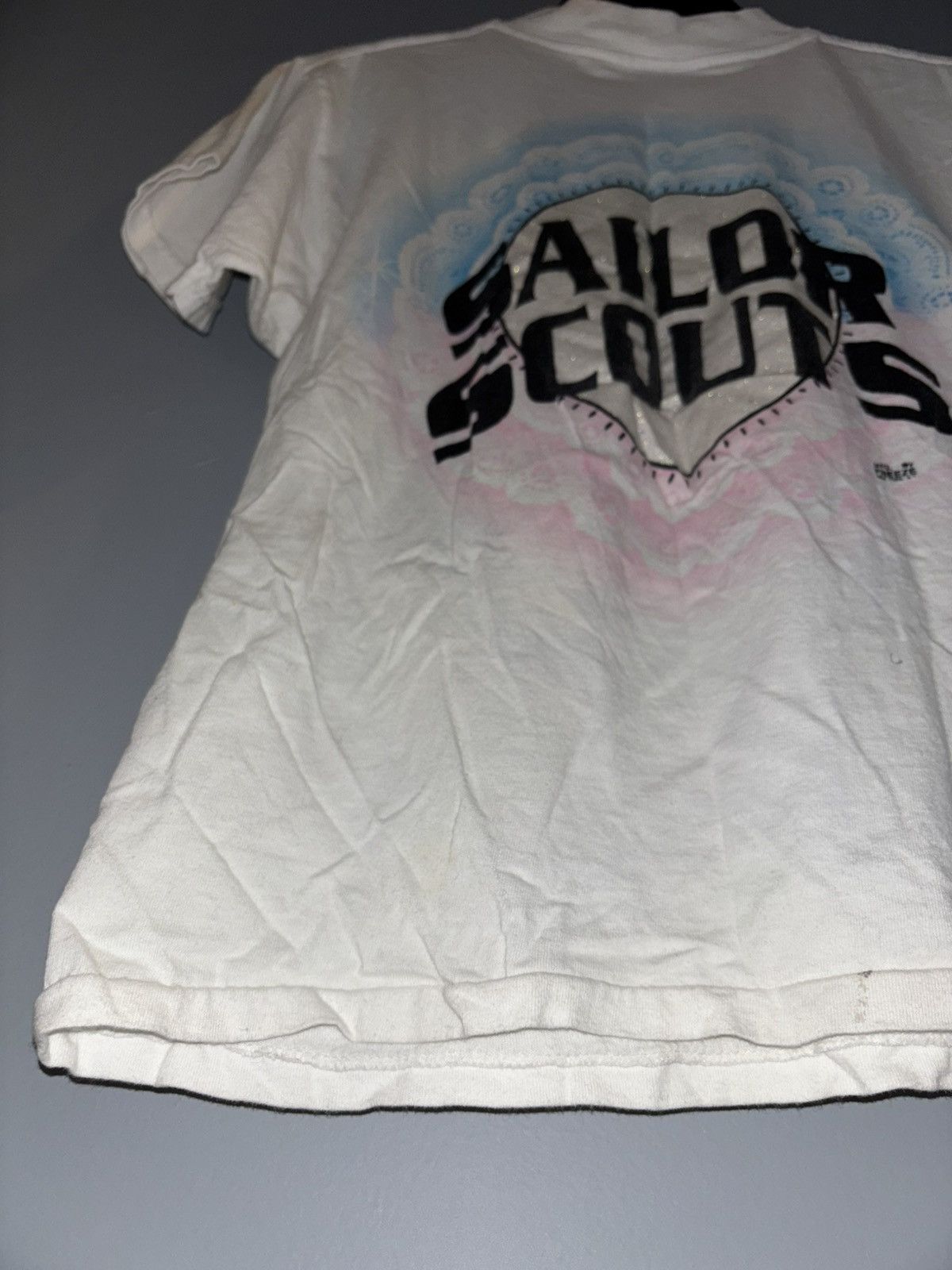 Tultex 1996 Sailor Moon All Over Print (RARE) Size L / US 10 / IT 46 - 14 Thumbnail