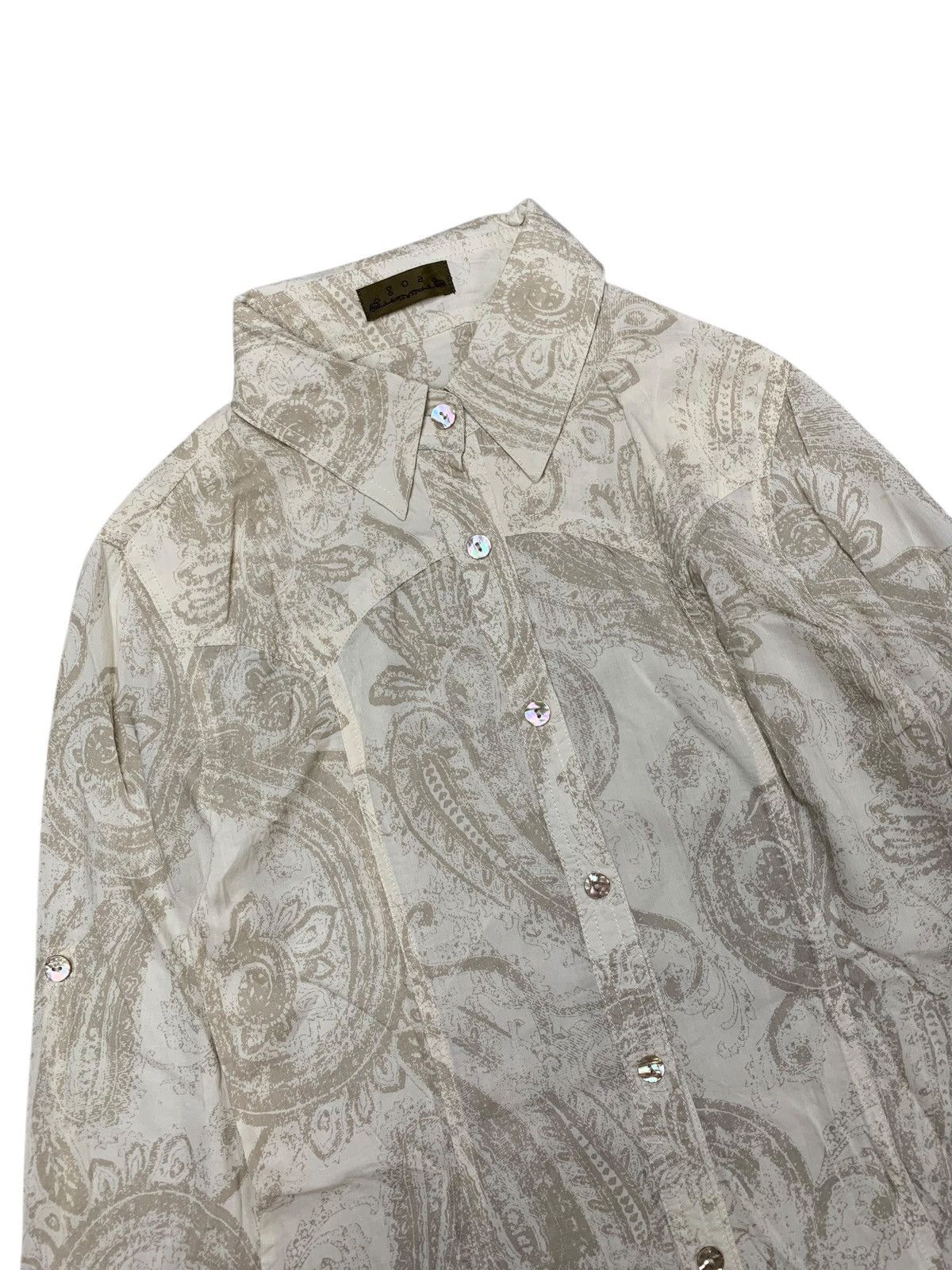 GOA Japanese GOA Y2k slim fit full print linen shirt Size US M / EU 48-50 / 2 - 3 Thumbnail