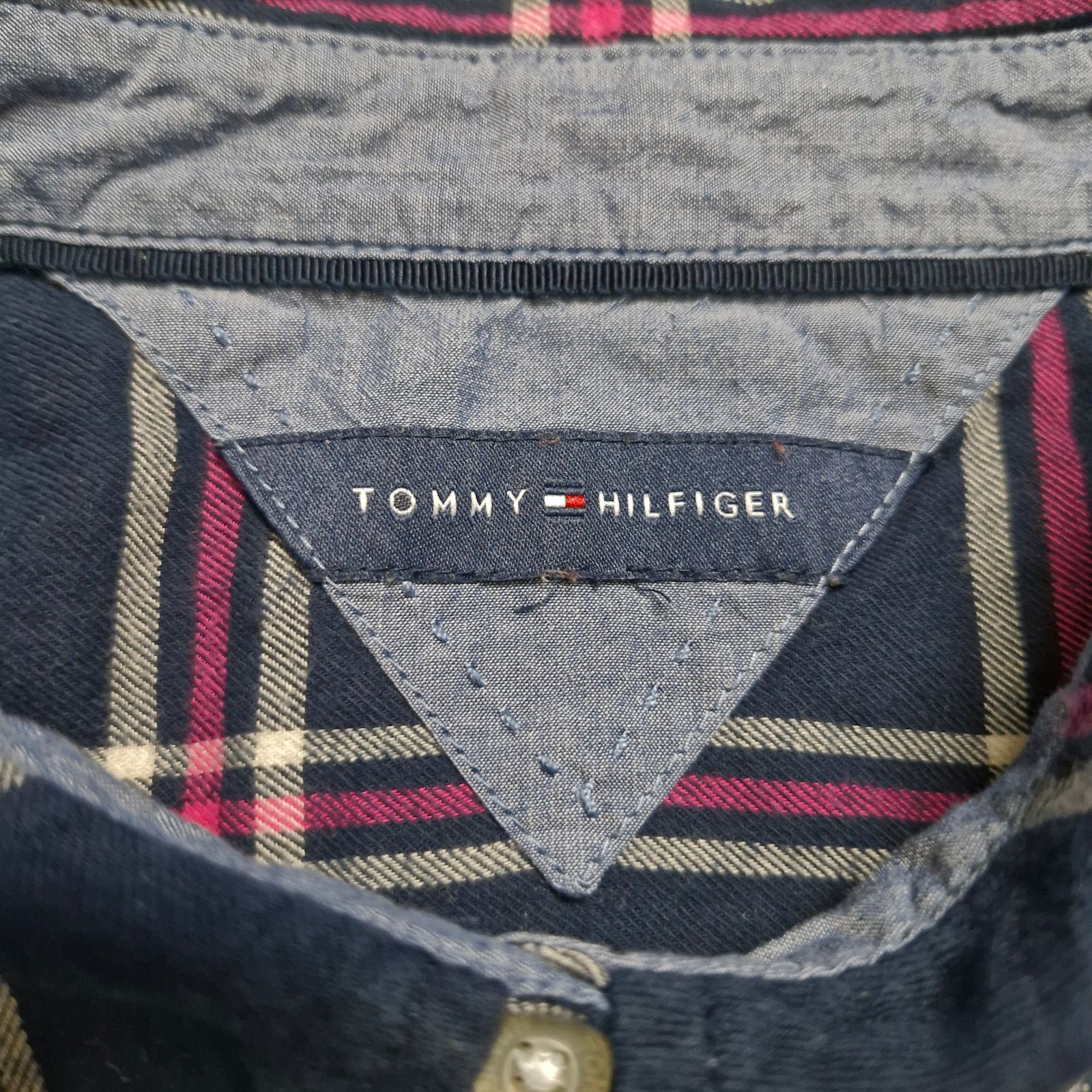 Tommy Hilfiger Tommy Hilfiger New York Fit Blue Pink Shirt Men’s Size Small Size US S / EU 44-46 / 1 - 3 Thumbnail