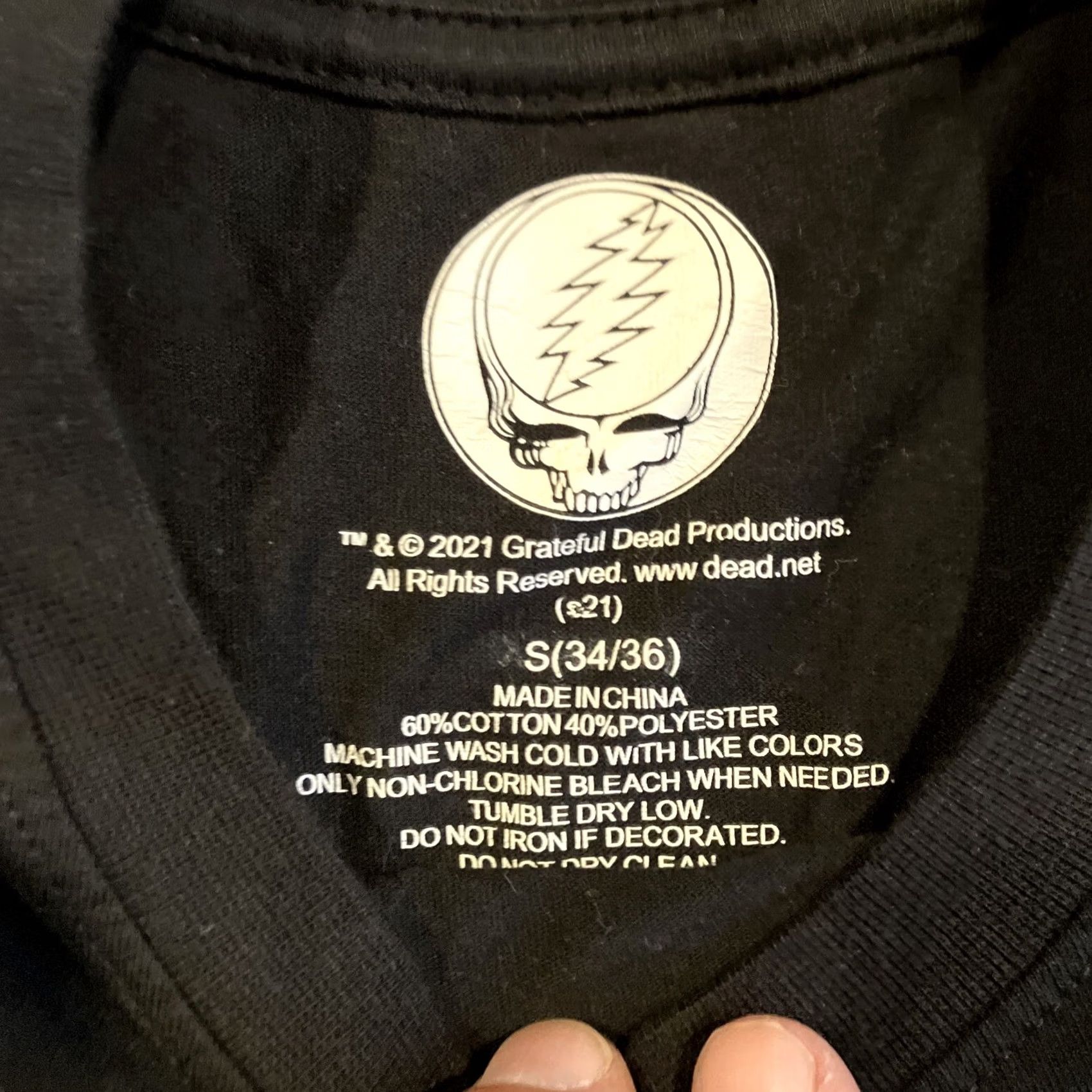 Vintage Grateful Dead GOOD OL' GRATEFUL DEAD Black Long Sleeve T-Shirt Men's Small Size US S / EU 44-46 / 1 - 3 Thumbnail