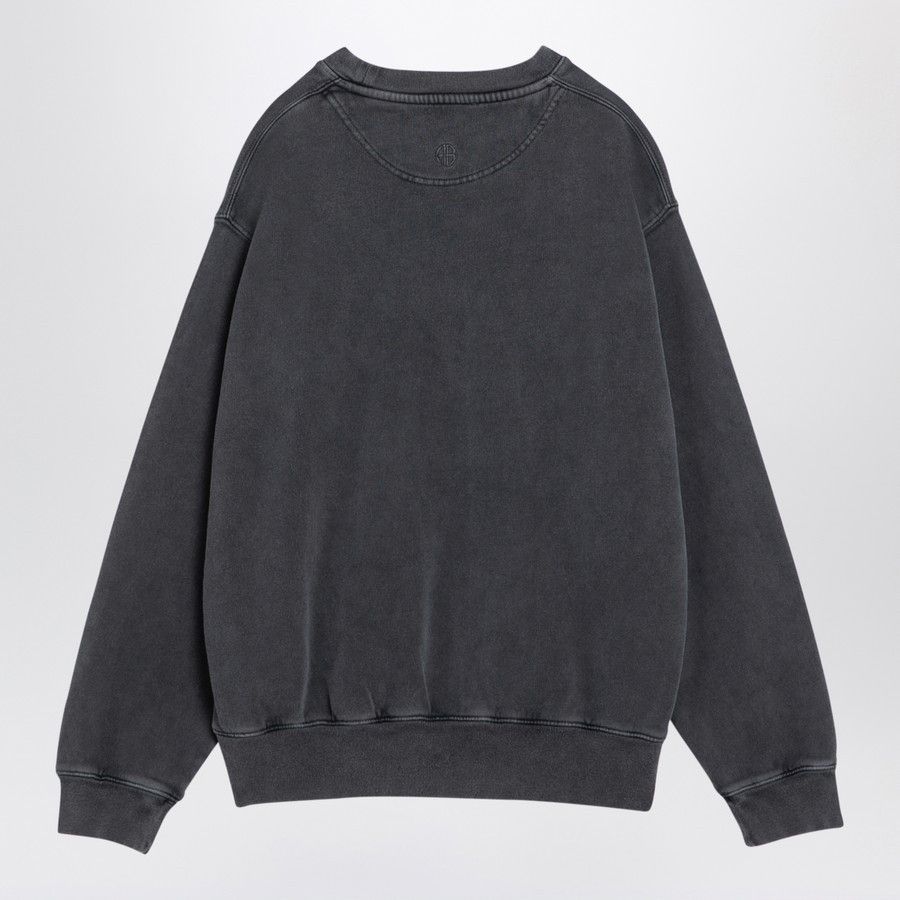 Anine Bing o1d2blof0724 Crew-neck Sweatshirt in Washed Black Size S / US 4 / IT 40 - 2 Thumbnail