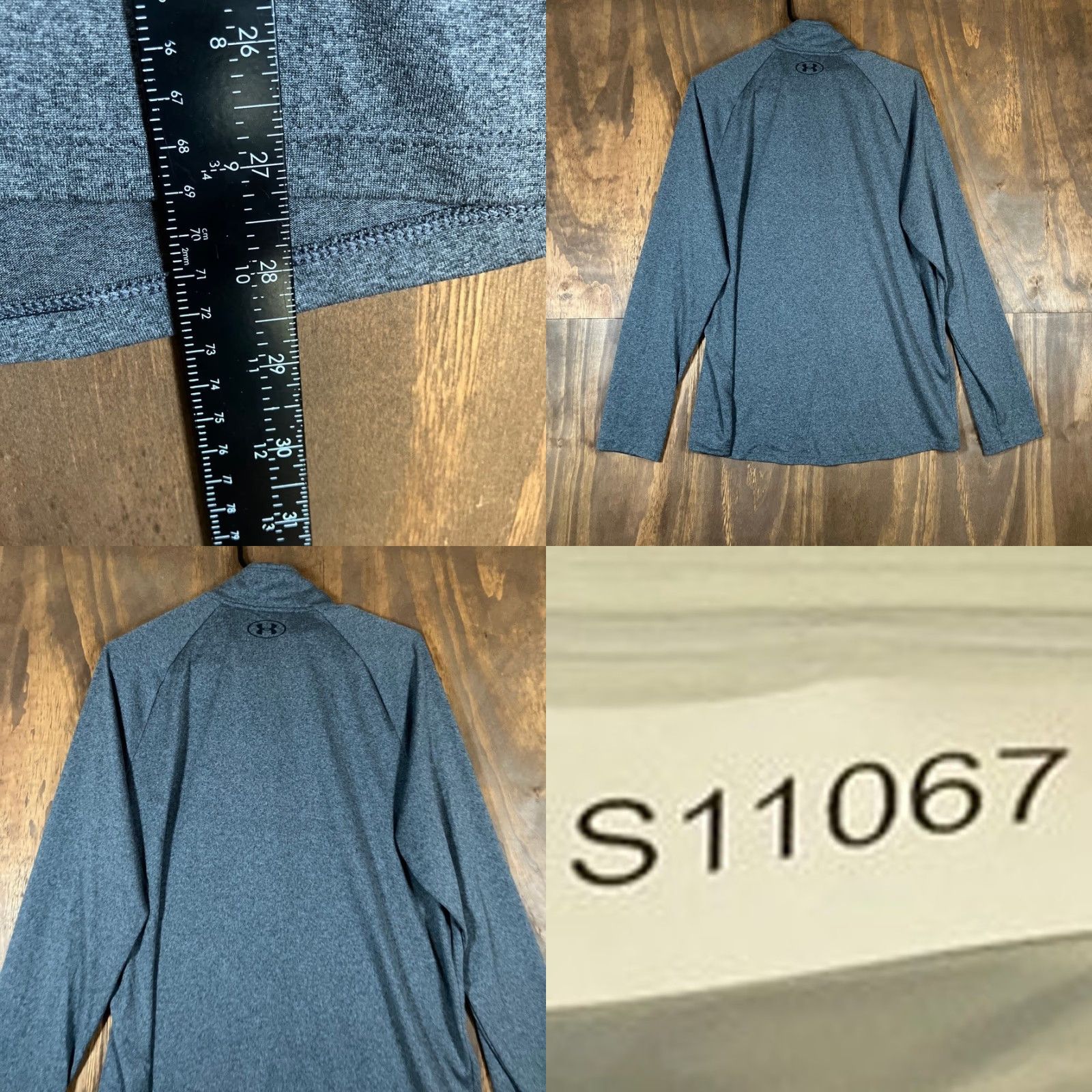 Under Armour Under Armour Mens Shirt Gray UA Tech 2.0 1/2 Zip Pullover Loose Fit Large Shirt Mens Long Sleeve Pullover Grey Athletic Casual Training Size US L / EU 52-54 / 3 - 8 Thumbnail