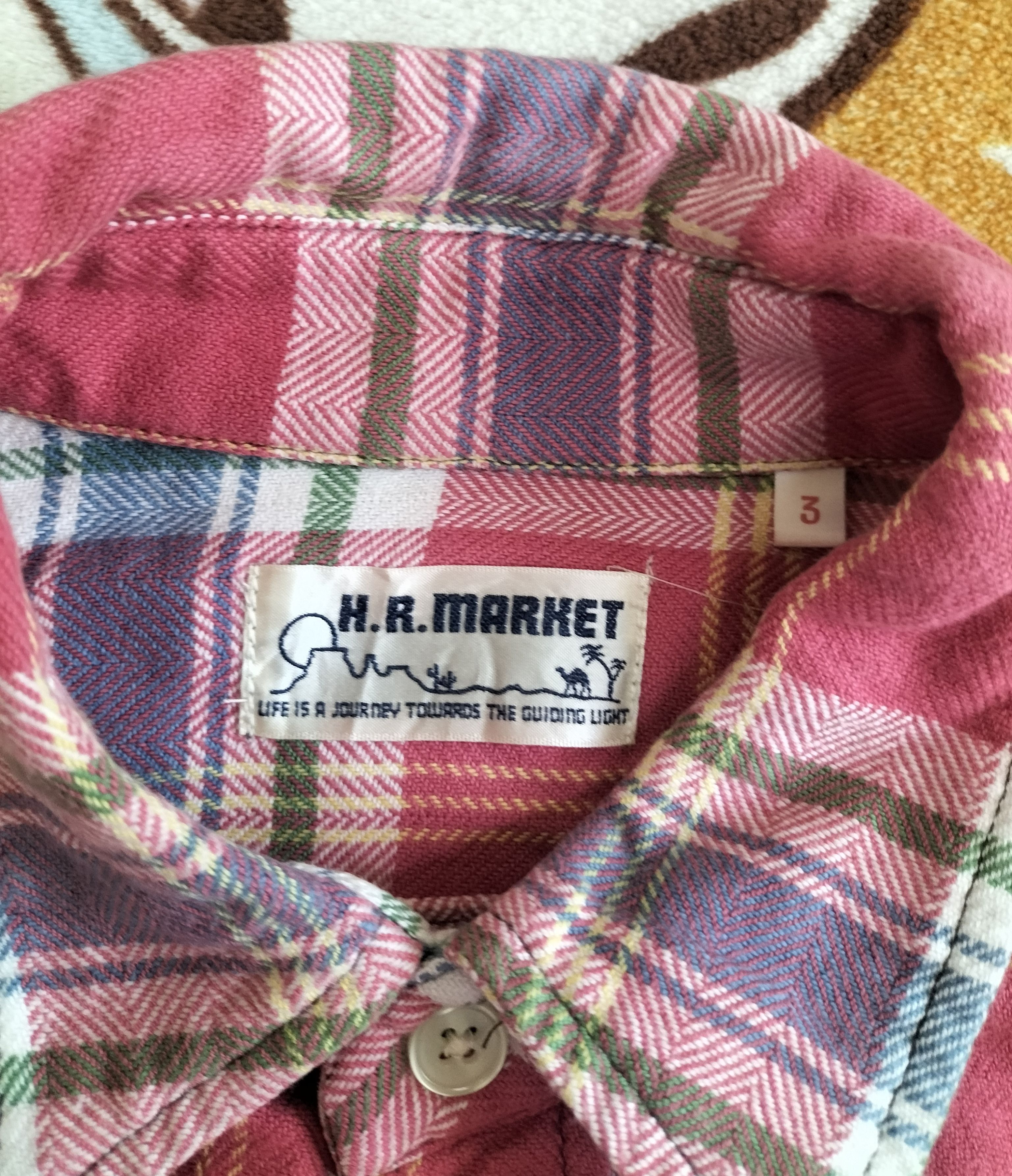HOLLYWOOD RANCH MARKET H.R market flannel Size US M / EU 48-50 / 2 - 6 Thumbnail