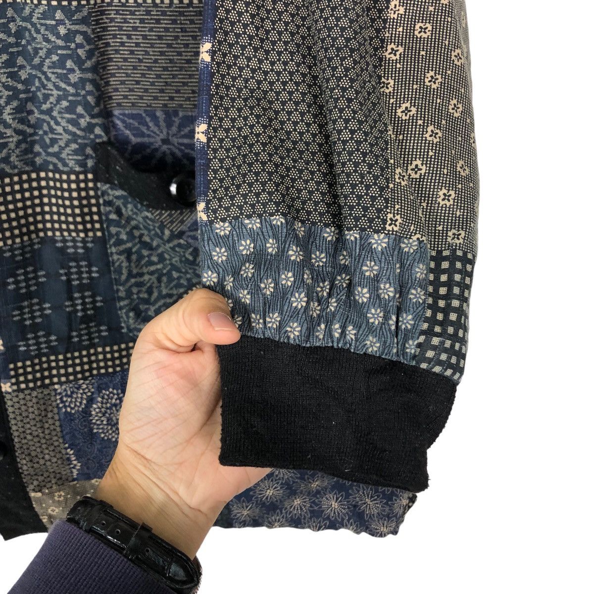 Indigo 🔥Vintage Button Jacket Indigo Sissoko Blue Issey Miyake Size US L / EU 52-54 / 3 - 15 Thumbnail