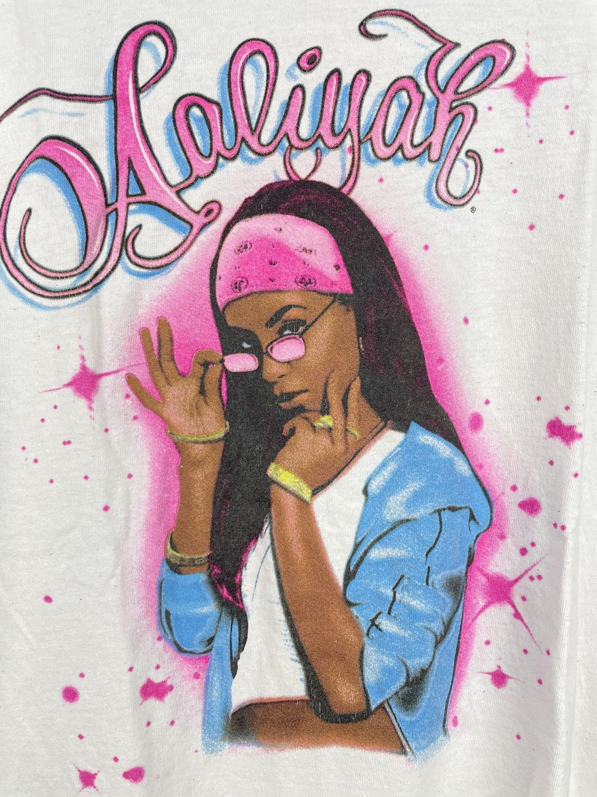 Rap Tees Aaliyah photo ripple junction t shirt Size US L / EU 52-54 / 3 - 4 Thumbnail