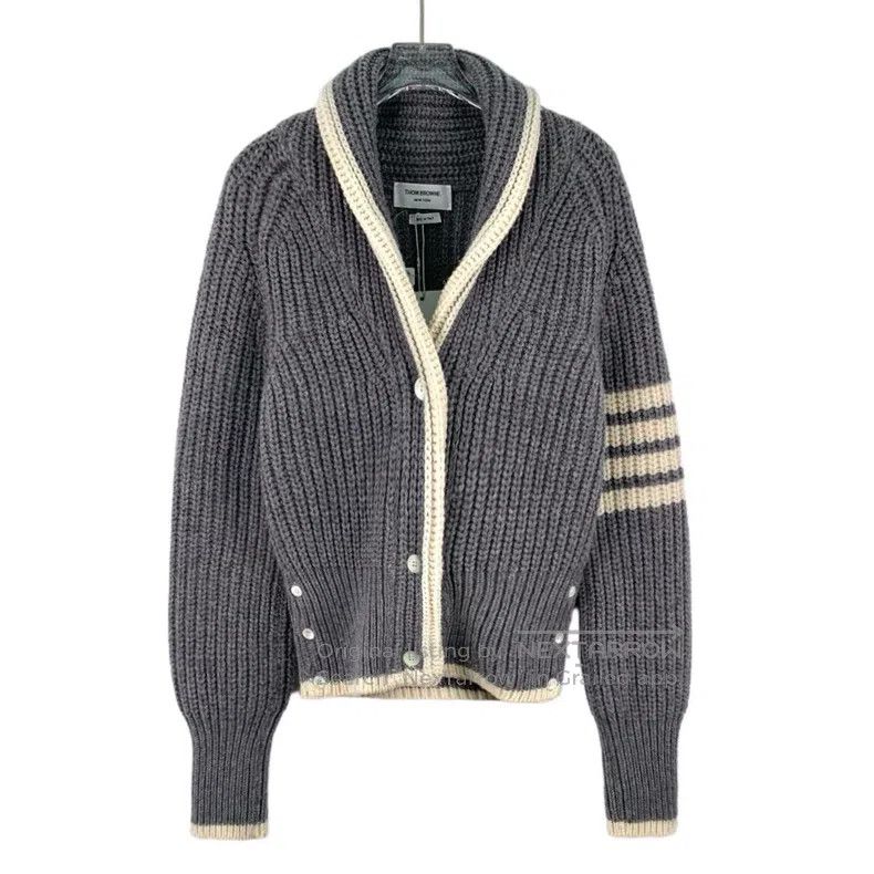Thom Browne Thom Browne Knitted cardigan jacket Size US XS / EU 42 / 0 - 1 Thumbnail