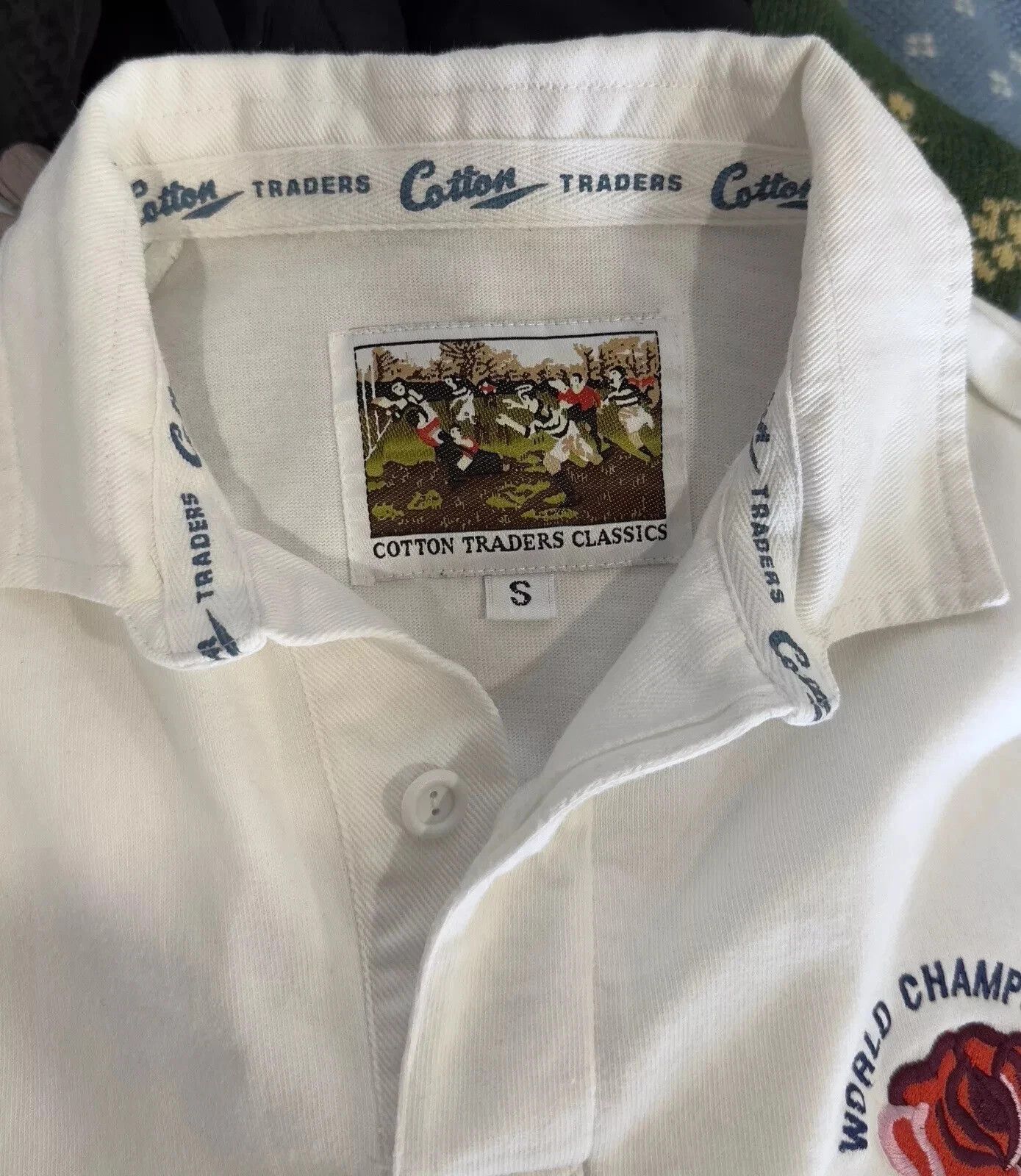 Cotton Traders Vintage 1990s National England Rugby Shirt World Champions Size US S / EU 44-46 / 1 - 10 Thumbnail