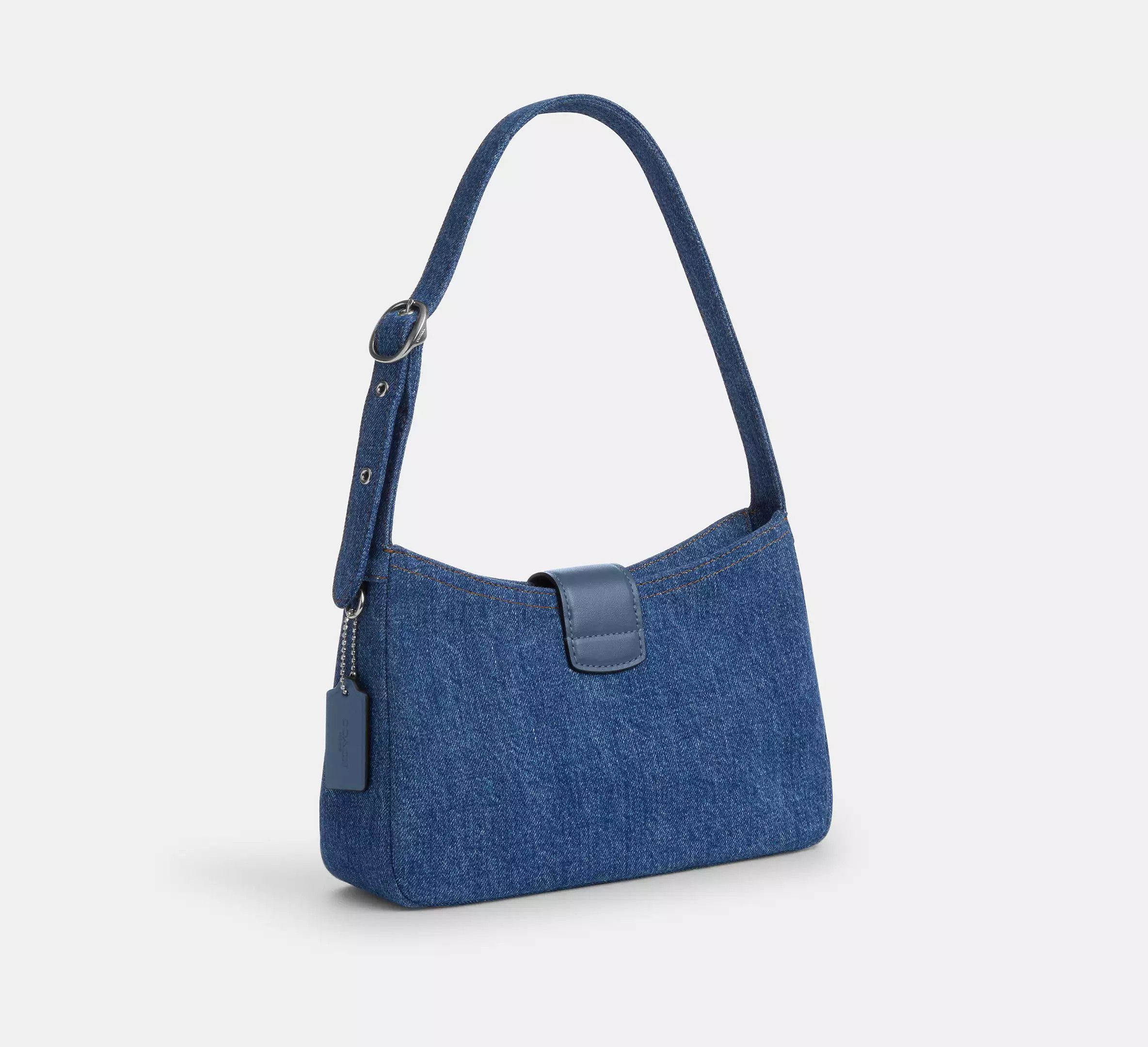 Coach Eliza Shoulder Bag In Signature Denim CAK45 Size ONE SIZE - 10 Thumbnail