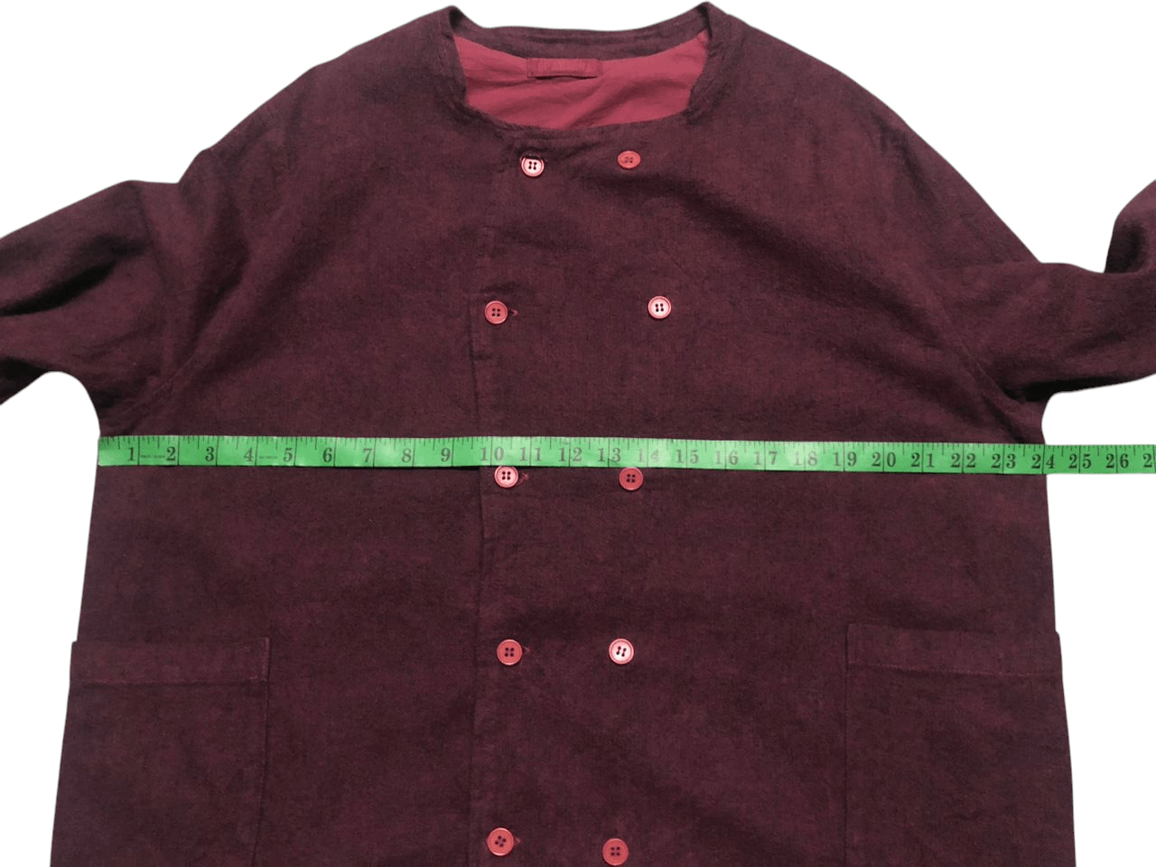 CP Shades × Vintage CP Shades Red Bistro Double Barreled Button Blazer Jacket Size L / US 10 / IT 46 - 14 Thumbnail