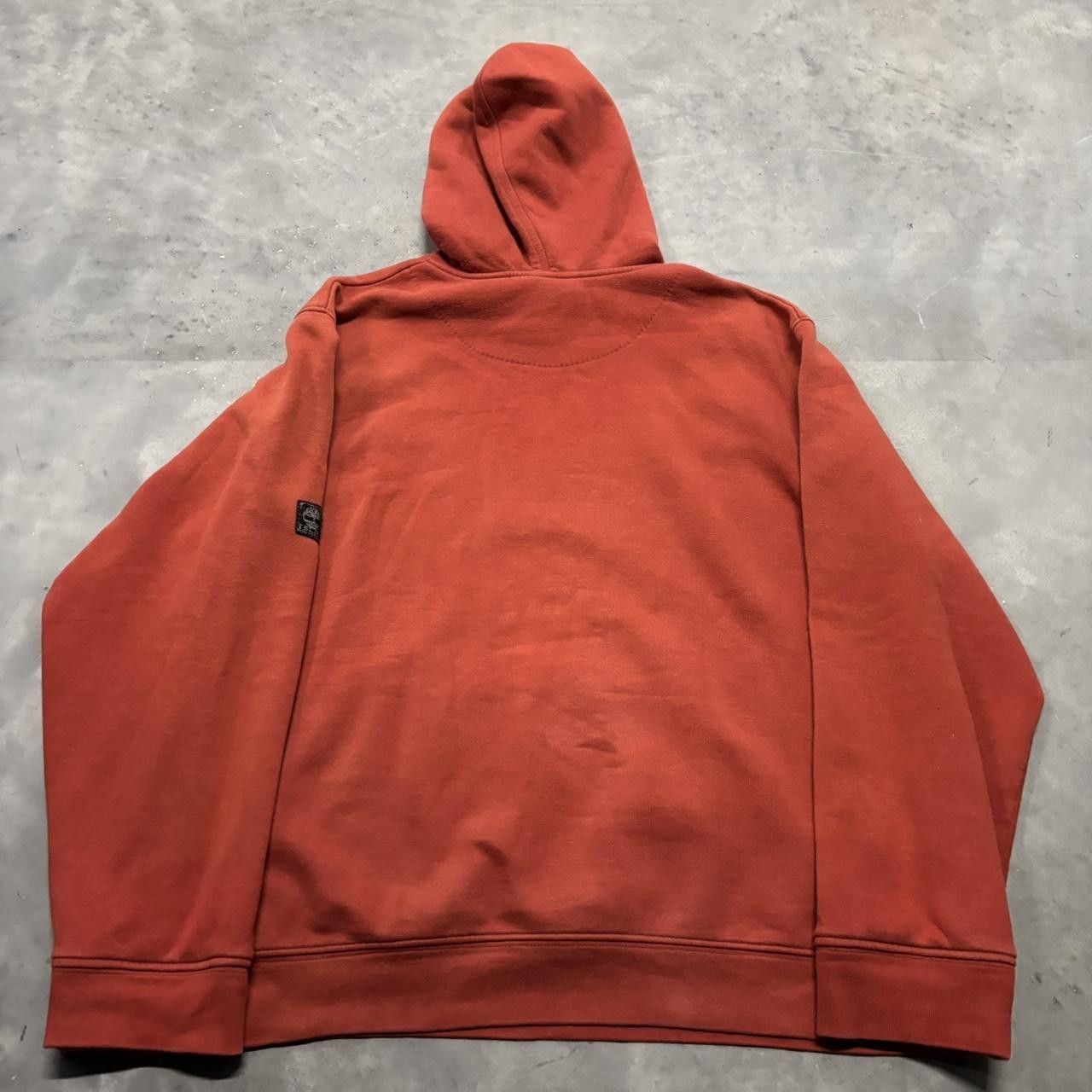 Timberland × Vintage Crazy Vintage Y2K/2000s Grunge Orange Timberland y2k Style Streetwear Hoodie! Size US XXL / EU 58 / 5 - 6 Thumbnail