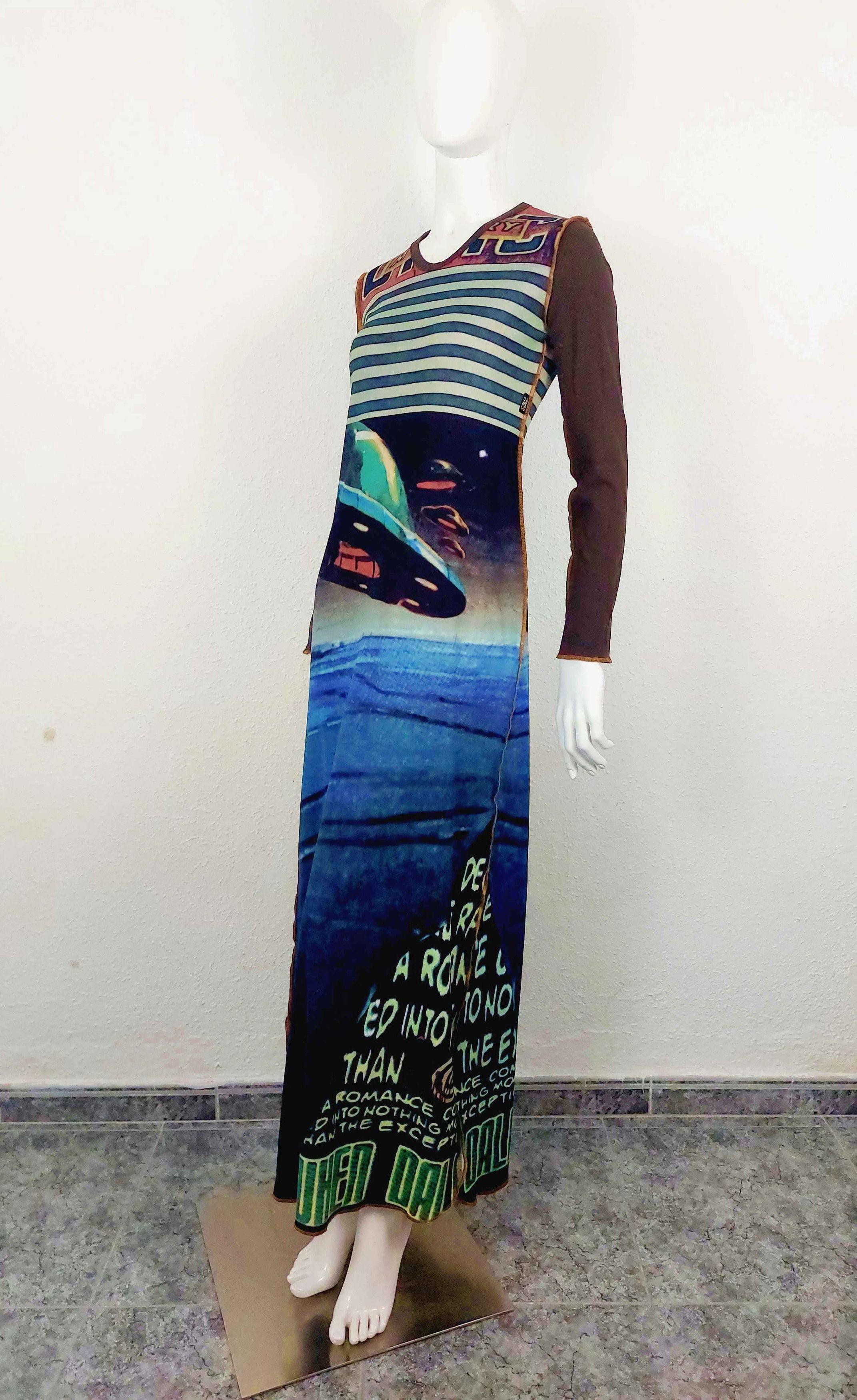Cop Copine COP COPINE Mystery Space UFO Alien Mesh Dress Size S / US 4 / IT 40 - 3 Thumbnail