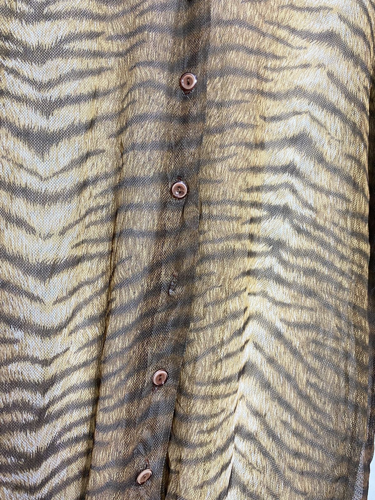 Hysteric Glamour × Japanese Brand Tiger mesh button shirt jpg style Size US M / EU 48-50 / 2 - 5 Thumbnail