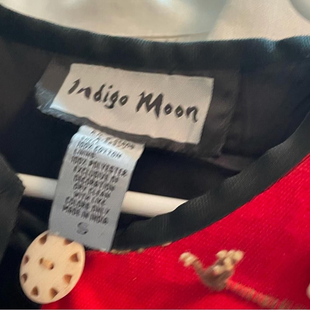 Designer VTG Indigo Moon Blazer SZ. Small Size S / US 4 / IT 40 - 2 Thumbnail