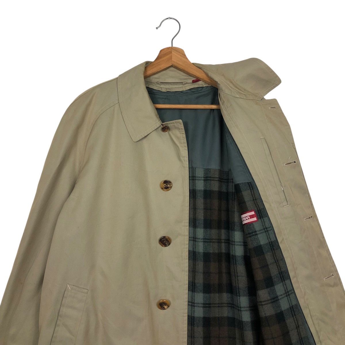 Yohji Yamamoto 📌Vintage Long Jacket Blanket Tartan Design D'Urban Size US M / EU 48-50 / 2 - 14 Thumbnail