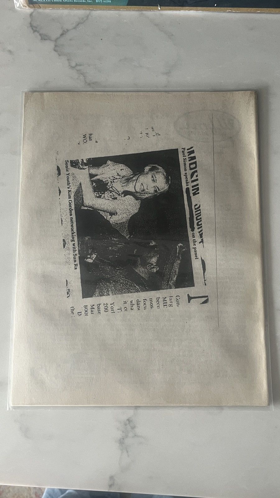 Vintage Sonic Youth Sonic Death Fanzine #1 Size ONE SIZE - 2 Thumbnail