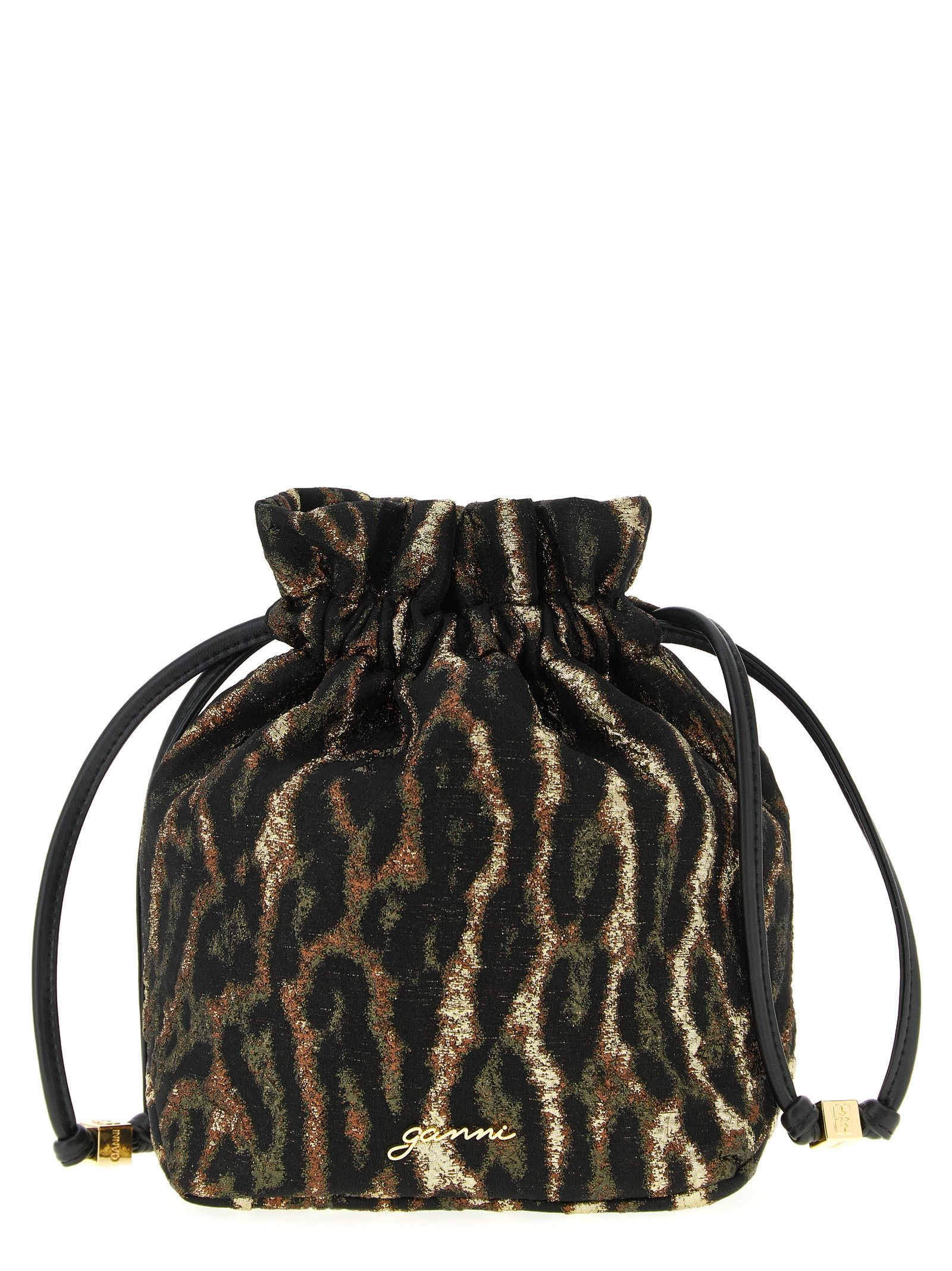 Ganni 'Metallic Bou Bucket' Pouch Size ONE SIZE - 1 Thumbnail