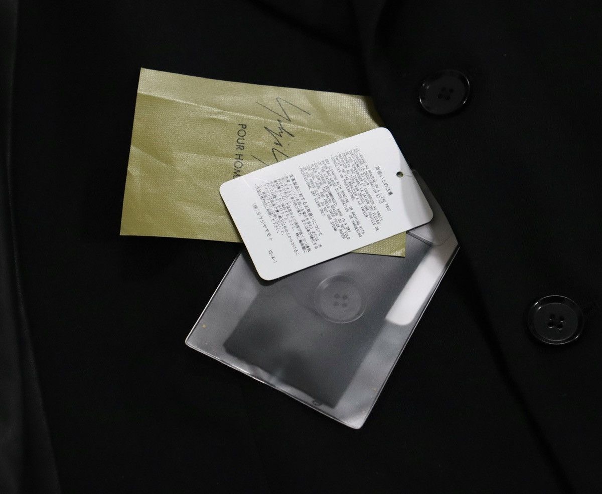 Yohji Yamamoto Yohji Yamamoto 09ss “Peace of shit” Leather Blazer Jacket Size 50S - 11 Thumbnail