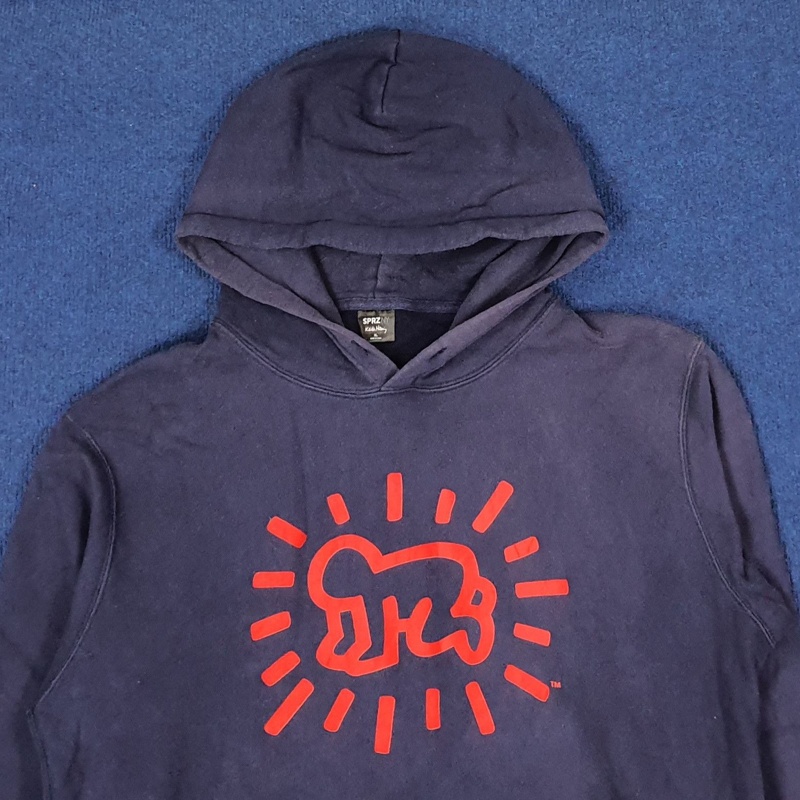 Keith Haring Vintage SPRZNY Keith Haring Streetwear Hoodie C240N20 Size US L / EU 52-54 / 3 - 2 Thumbnail