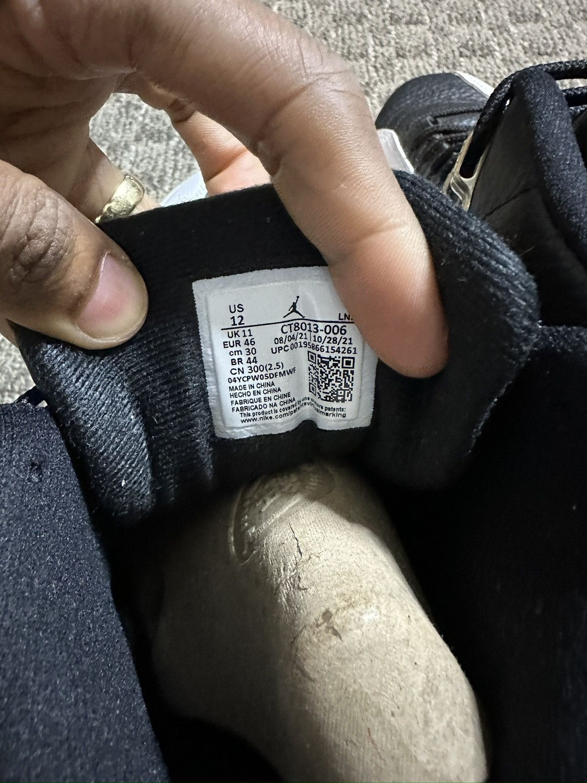 Jordan Brand Jordan 12 ‘Playoff’ Size US 12 / EU 45 - 6 Thumbnail