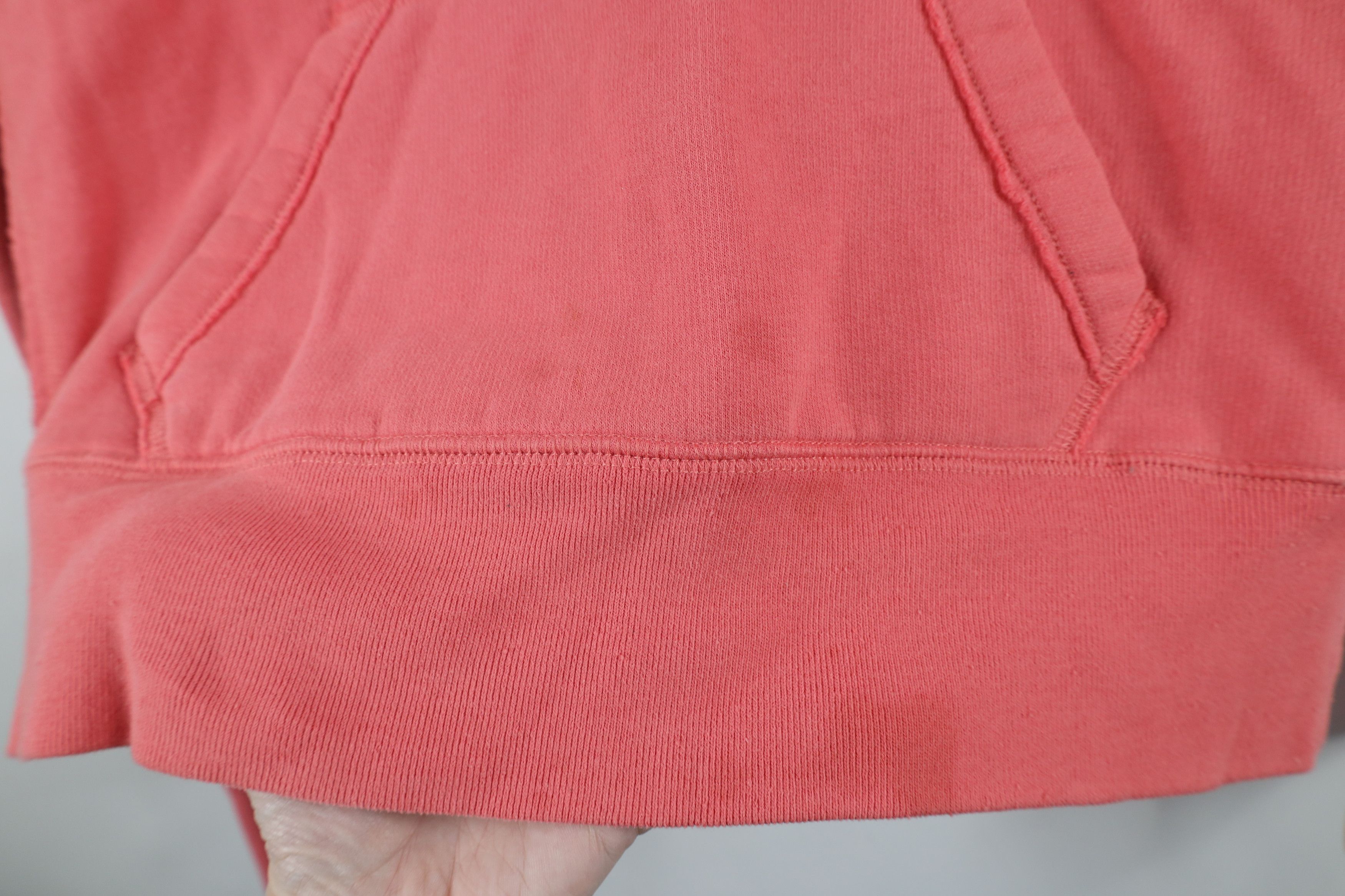 Abercrombie & Fitch × Vintage Vintage 90s Y2k Abercrombie Spell Script Cropped Hoodie Pink Size L / US 10 / IT 46 - 6 Thumbnail
