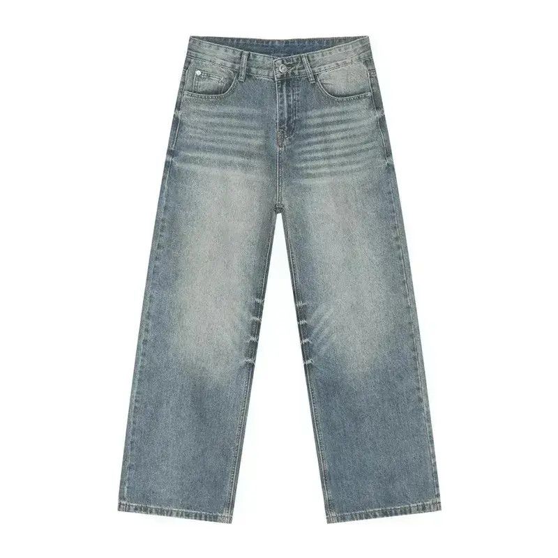 Japanese Brand Casual Washed Straight Denim Size US 32 / EU 48 - 3 Thumbnail