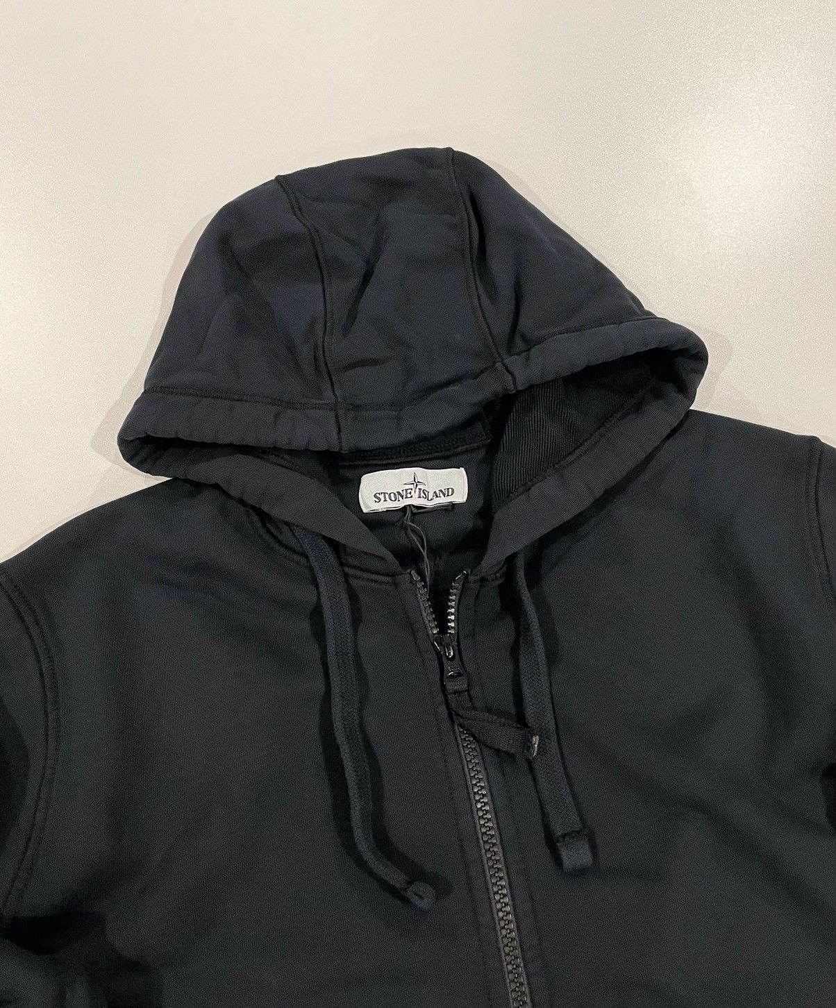 Stone Island Stone Island Basic navy zipped Hoodie Size US L / EU 52-54 / 3 - 2 Thumbnail