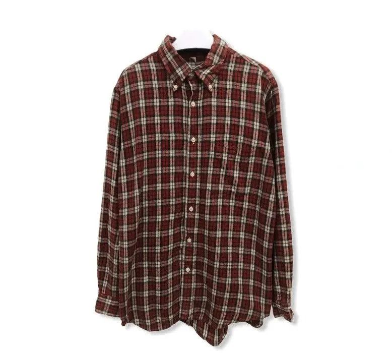 Flannel × Japanese Brand Japanese Brand Uniqlo Plaid Tartan Flannel Shirt 👕 Size US L / EU 52-54 / 3 - 1 Thumbnail