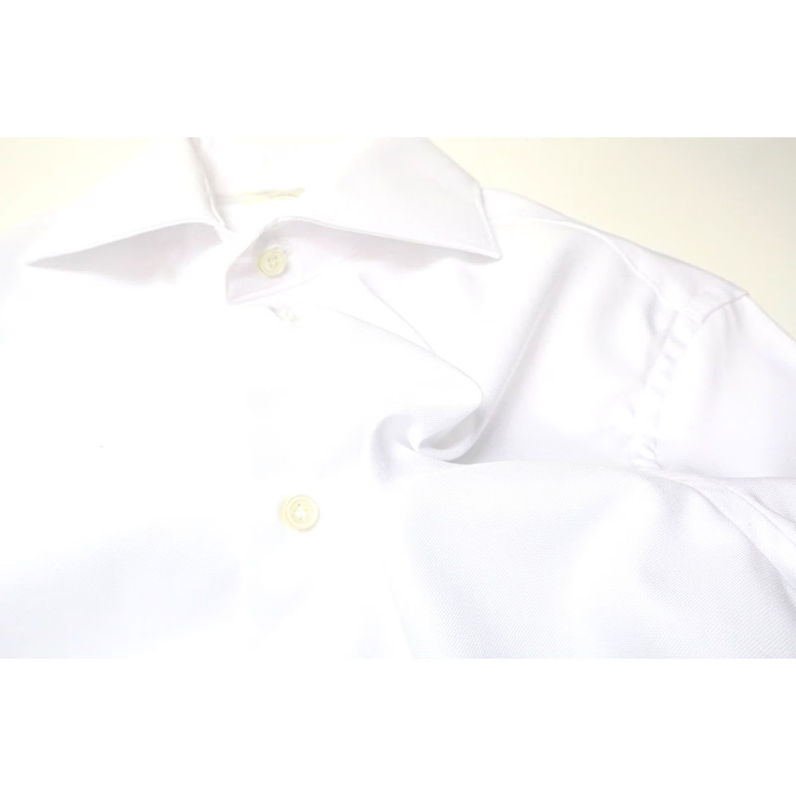 Suitsupply Suitsupply Shirt Mens 36 White Traveller Formal Men Long Sleeve Slim Fit Dress Size 36R - 5 Thumbnail
