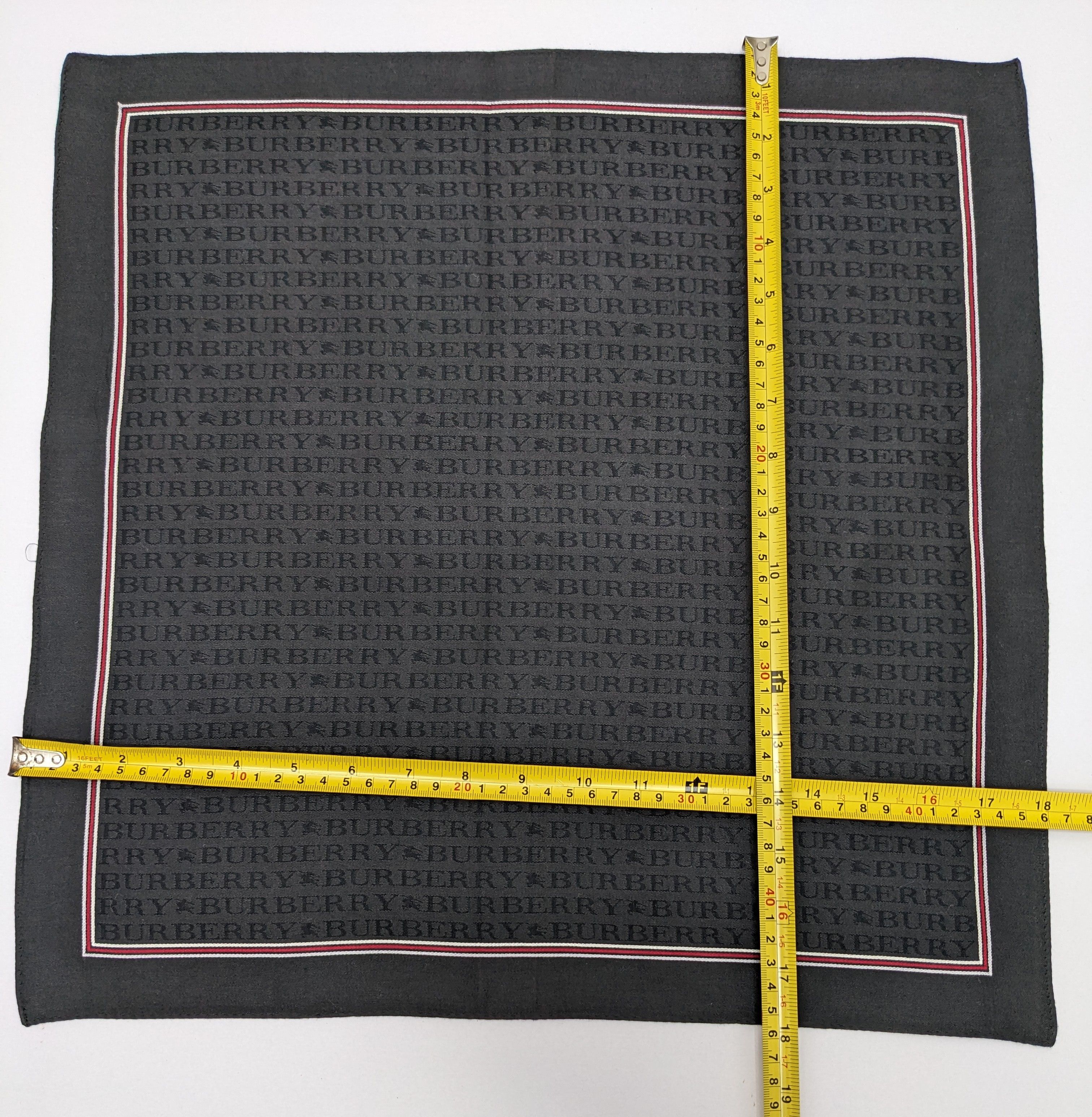Burberry Burberry Handkerchief Monogram Print with Equestrian Knight Size ONE SIZE - 4 Thumbnail