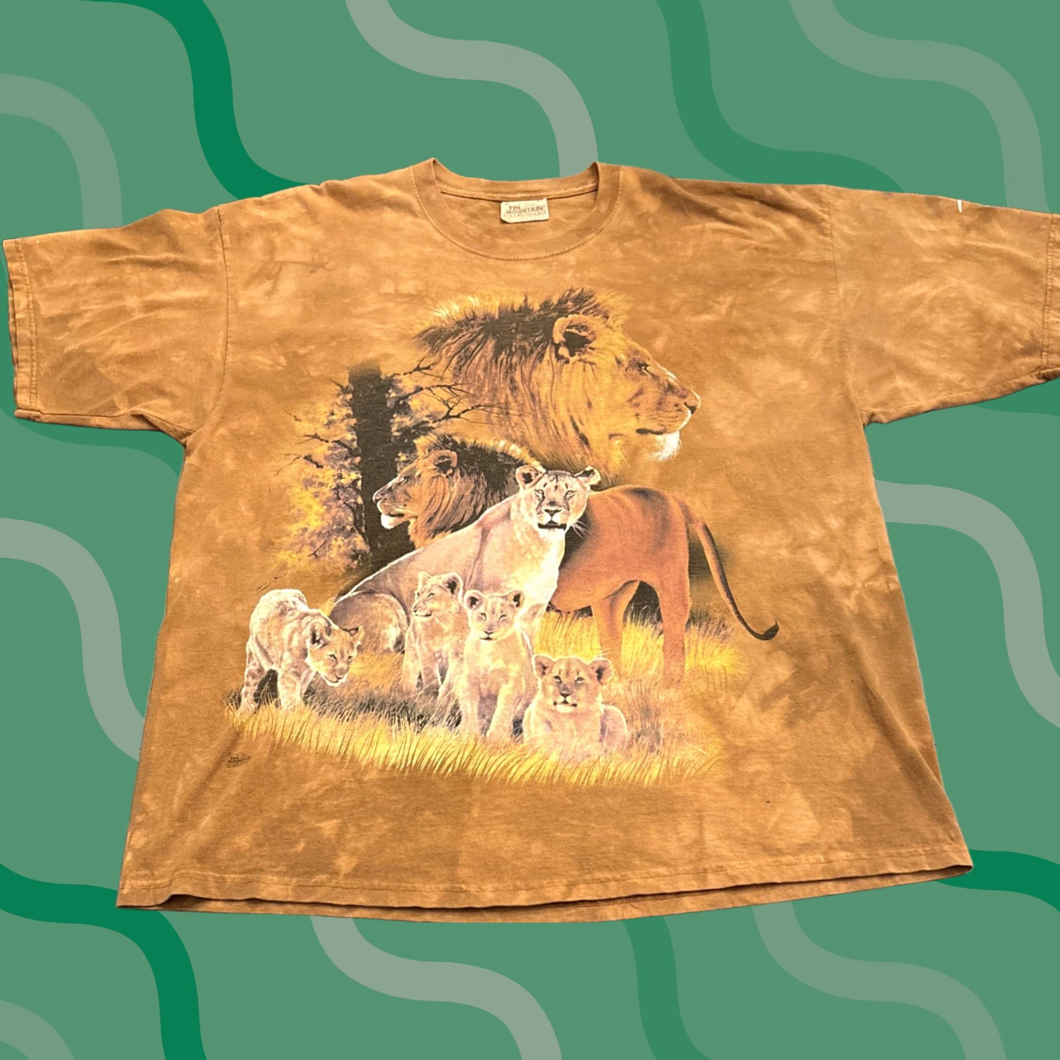 The Mountain VINTAGE The Mountain Busch Gardens Lions T Shirt XL Men Brown T-Shirt Mens XL Lions Busch Gardens Shirt Size US XL / EU 56 / 4 - 1 Thumbnail