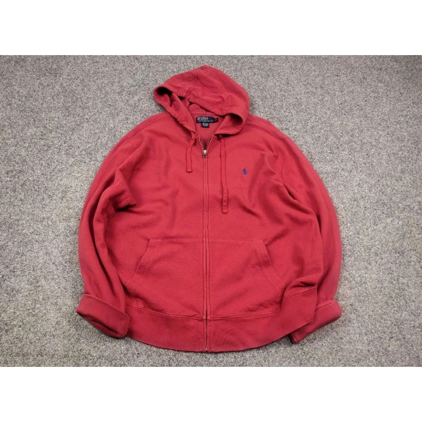 Polo Ralph Lauren Polo Ralph Lauren Vintage Red Zip Hoodie Hoodie XL Red USA Polo Ralph Lauren Vintage Zip Hoodie XL Red USA Size US XL / EU 56 / 4 - 3 Thumbnail