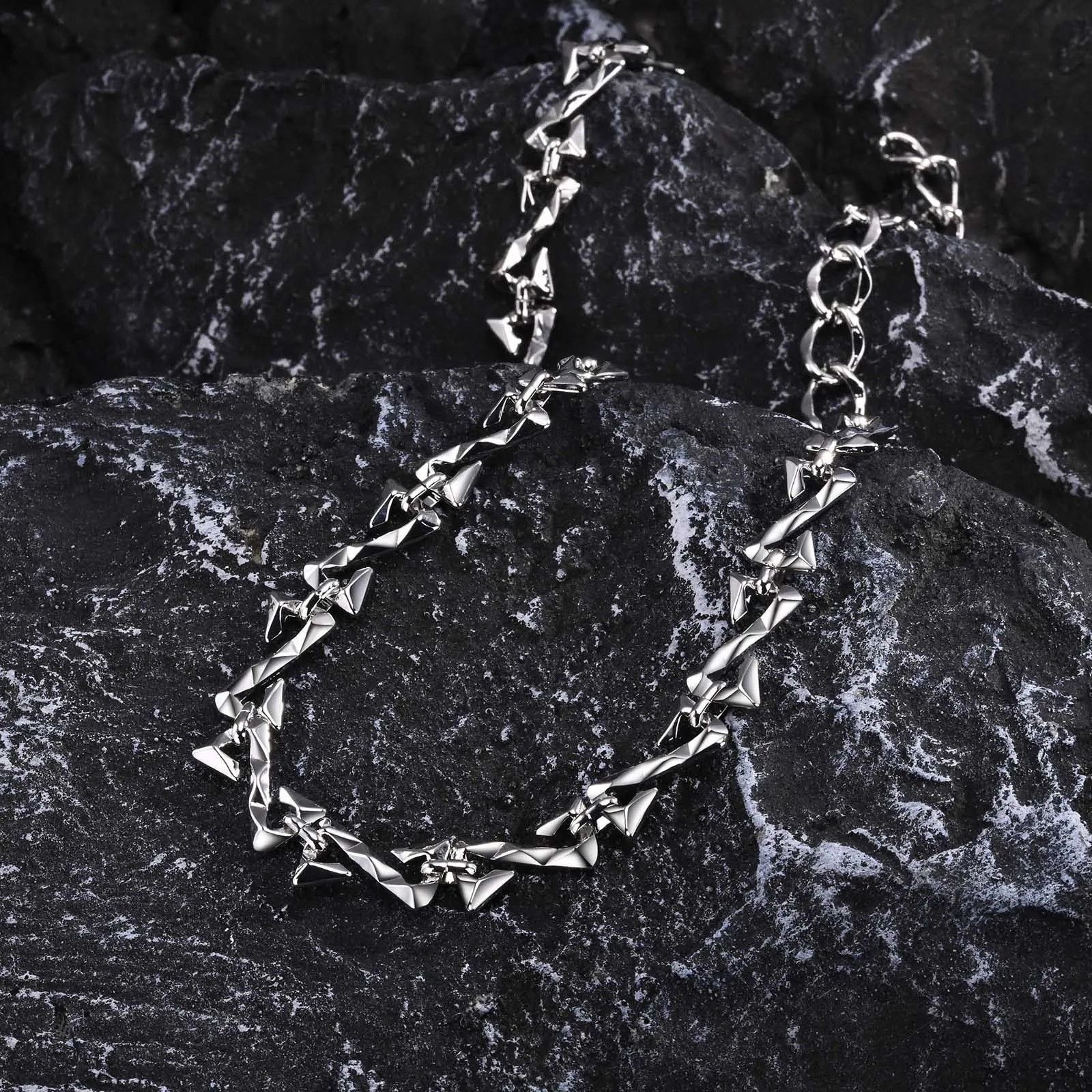 Vintage Letter Z Shaped Chain Necklace Size ONE SIZE - 4 Thumbnail