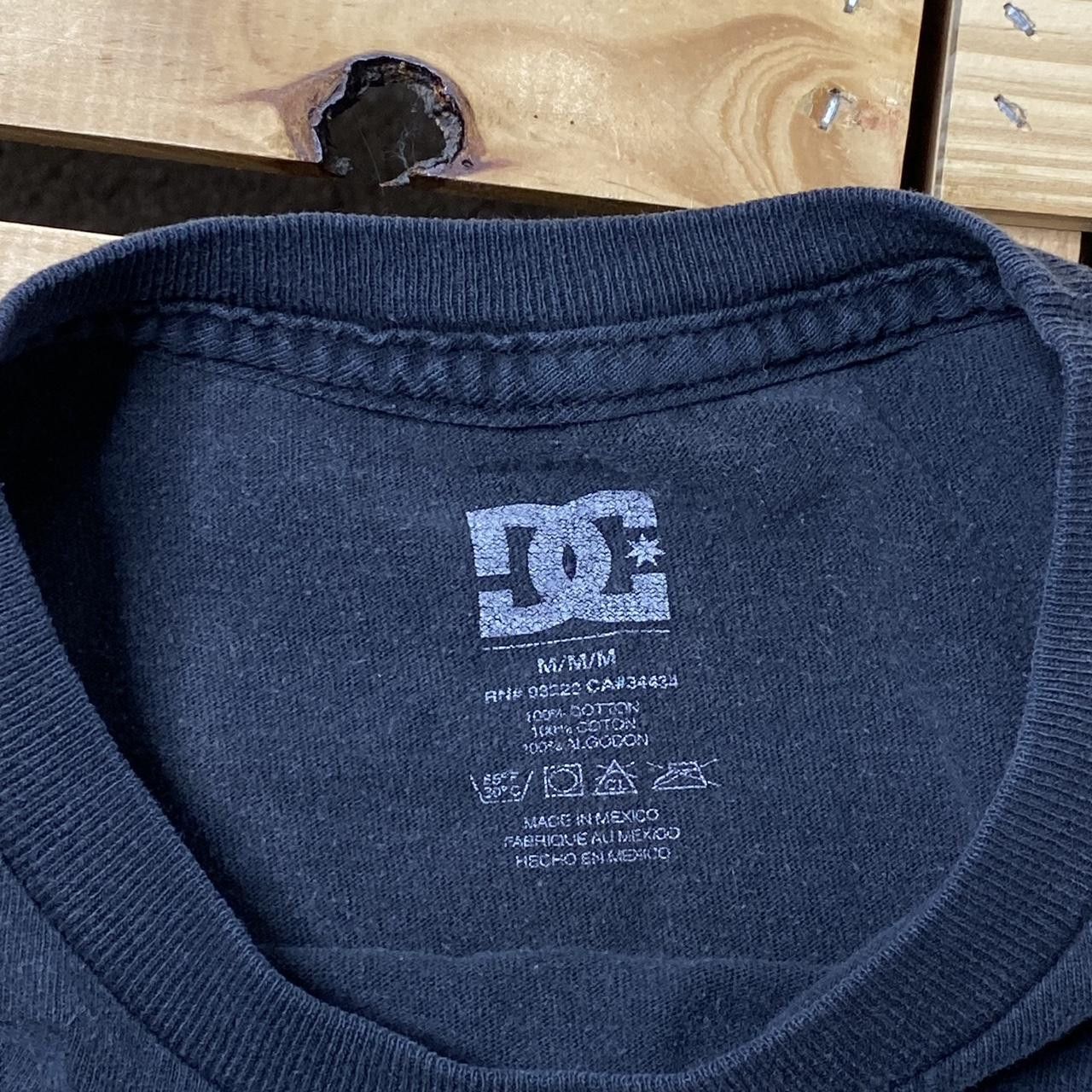 DC DC Shoes Faded Black Y2K Skate Tee Size Medium Size US M / EU 48-50 / 2 - 3 Thumbnail